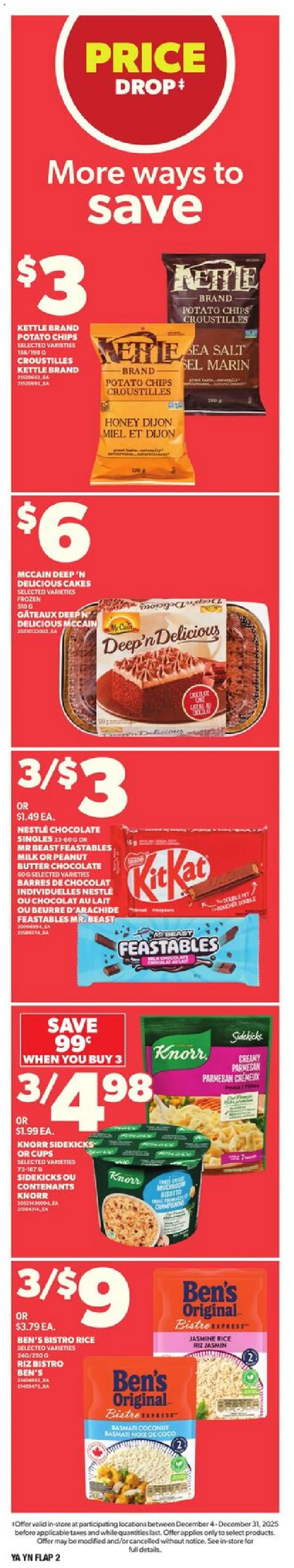 Independent Grocer flyer valid from 18.12.2025 | Page: 2 | Products: Cream, Kettle, Milk, Butter