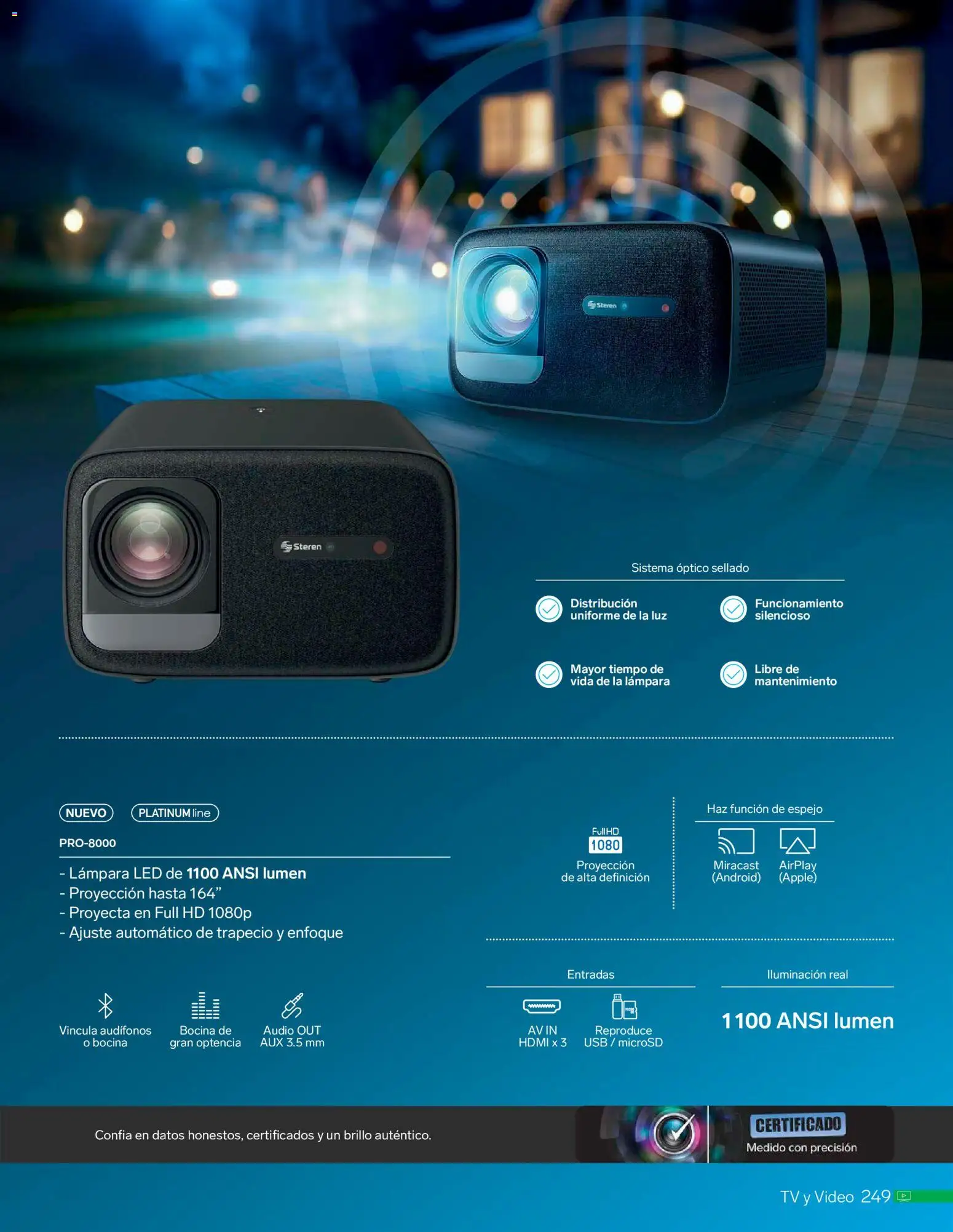 Nuevas ofertas de Steren válidas en toda la República Mexicana desde el 01.01.2026. ¡Encuentra las mejores ofertas en Steren catálogo! | Página: 261 | Productos: Audio, Audífonos, Bocina, Espejo