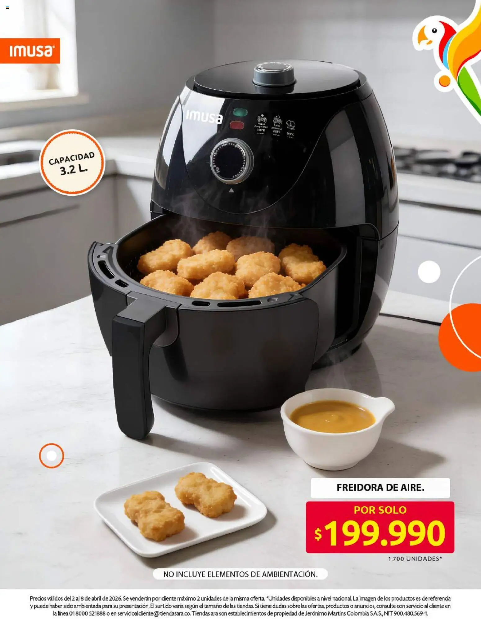 Ara revista - valida desde el 02.04.2026 | Página: 11 | Productos: Sobre, Freidora