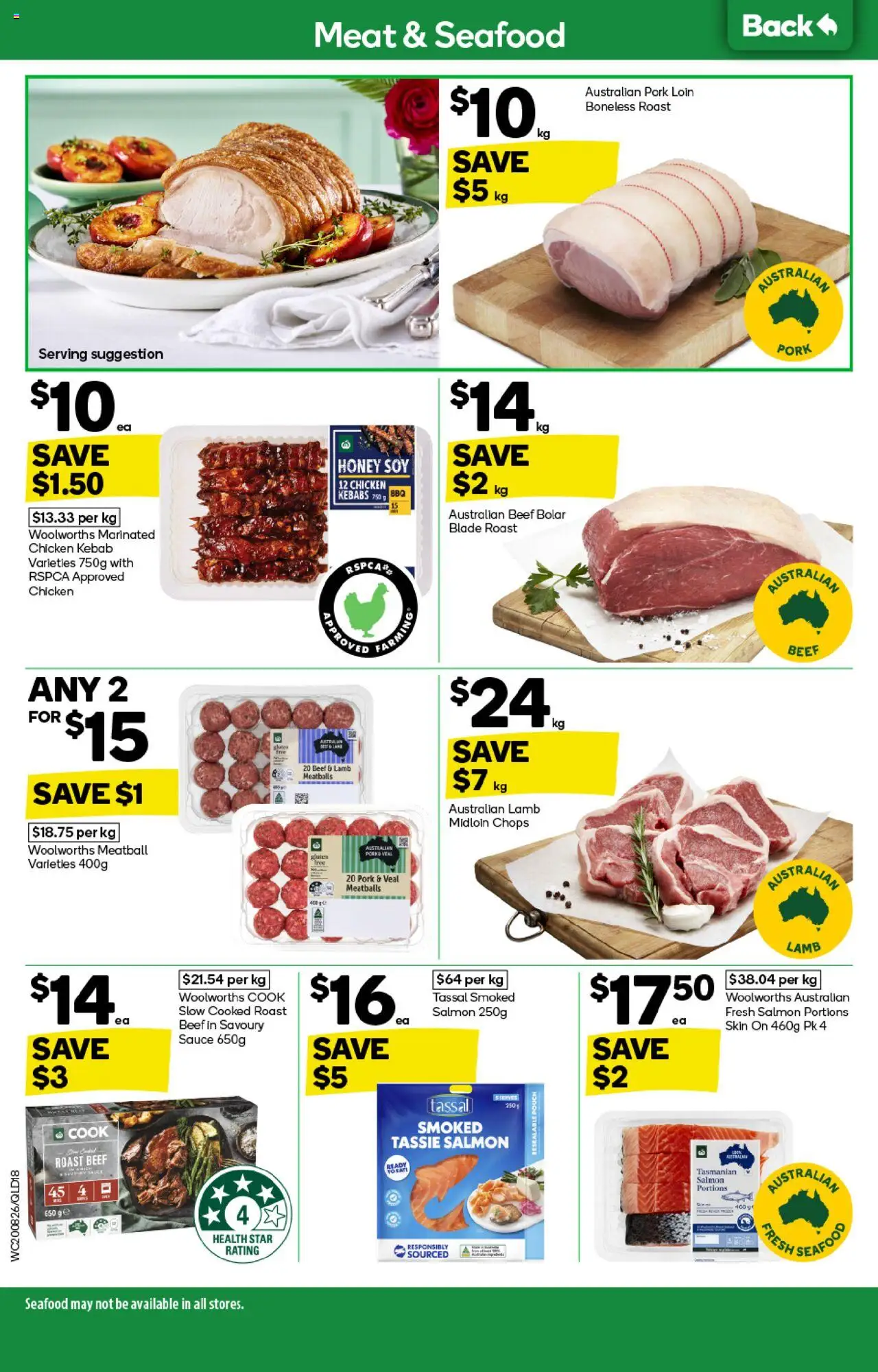Woolworths catalogue - valid from 20.08.2025 | Page: 18 | Products: Honey, Chicken, Beef, Seafood