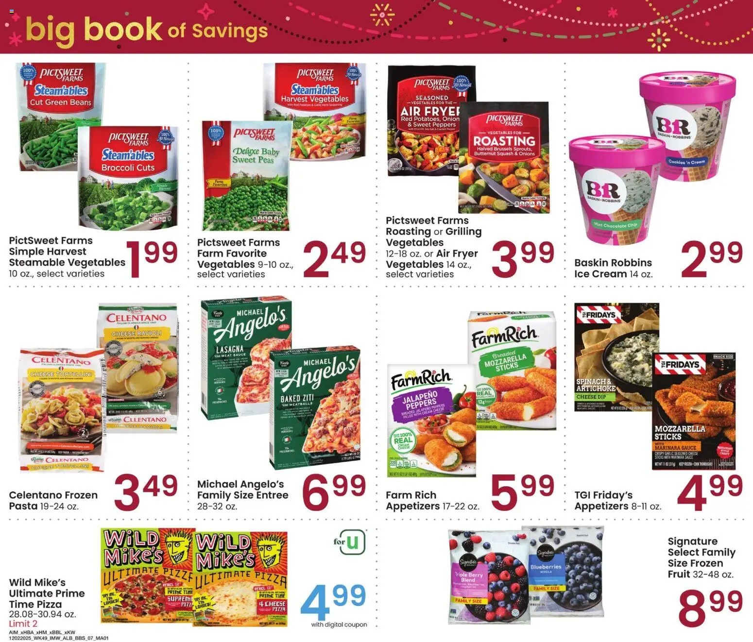 Albertsons Big Book of Savings - valid from 02.12.2025 | Page: 7 | Products: Broccoli, Chocolate, Ice cream, Chocolate Chip