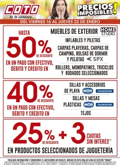 Vista previa Coto - Hogar válido desde el 16.01.2026