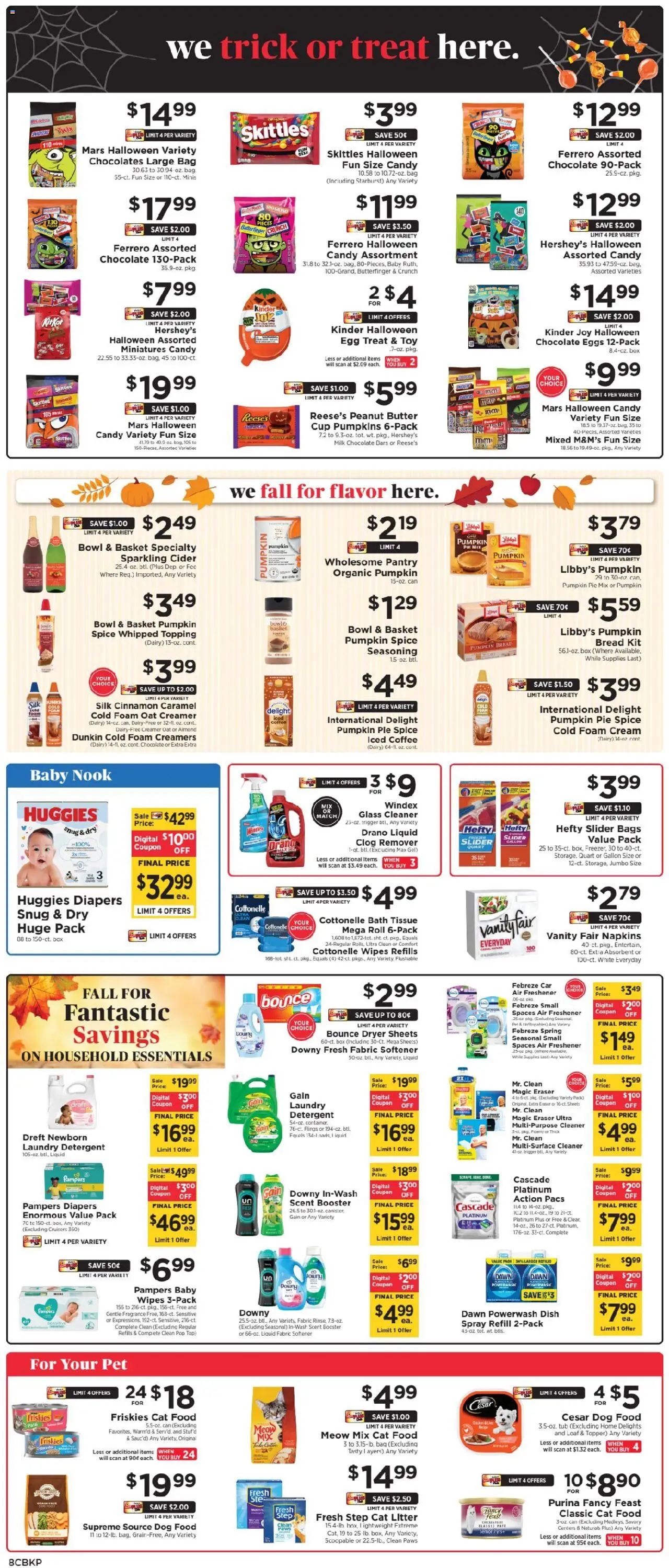 ShopRite Weekly Ad 2 - valid from 12.10.2025 | Page: 8 | Products: Box, Cat Litter, Butter, Pumpkin Pie