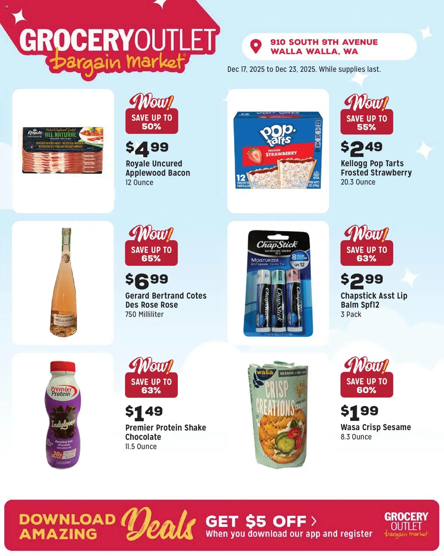 Grocery Outlet Weekly Ad - WA - valid from 17.12.2025 | Page: 8 | Products: Toaster, Chocolate, Pork