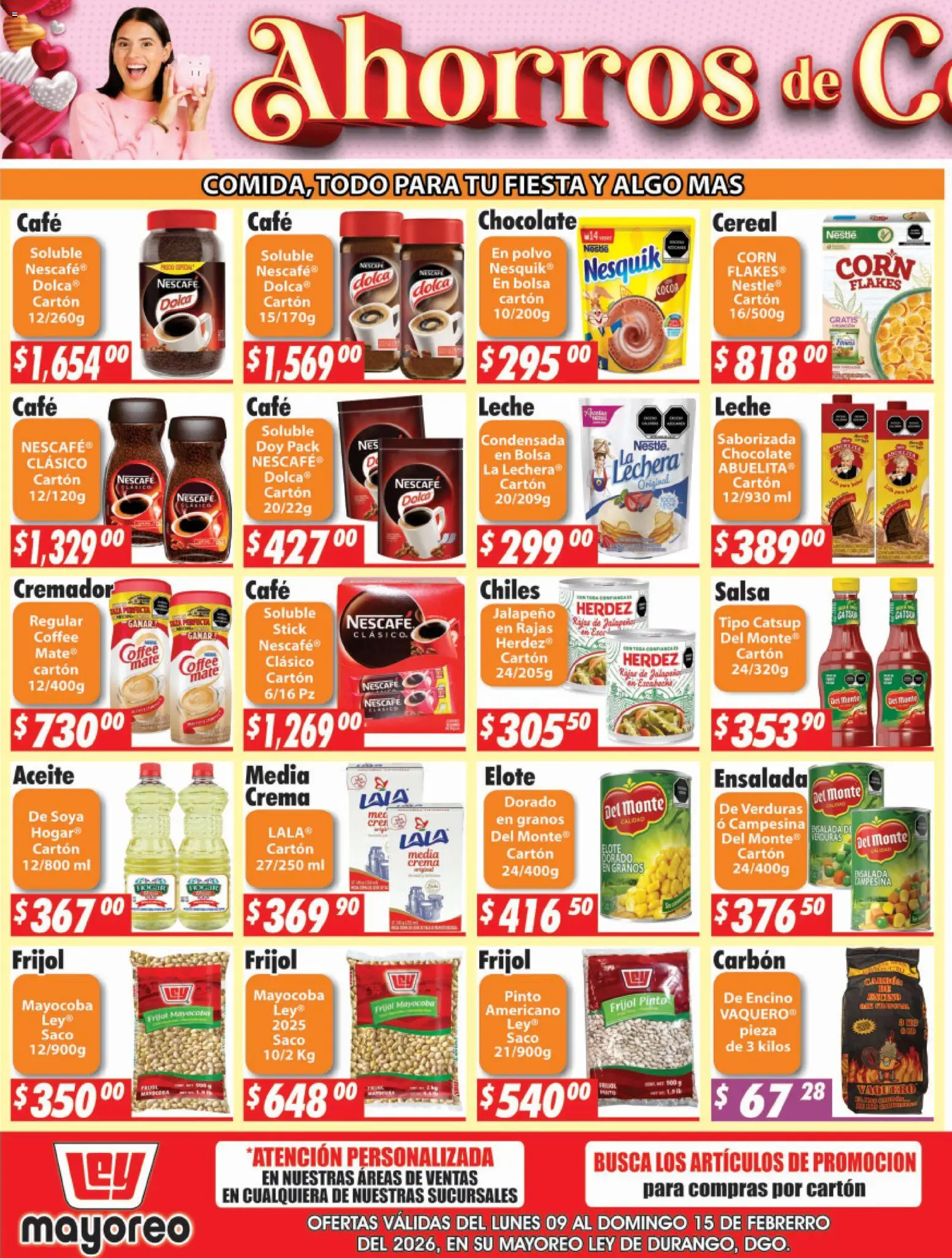 Nuevas ofertas de Casa Ley válidas en toda la República Mexicana desde el 09.02.2026. ¡Encuentra las mejores ofertas en Casa Ley folleto Durango! | Página: 3