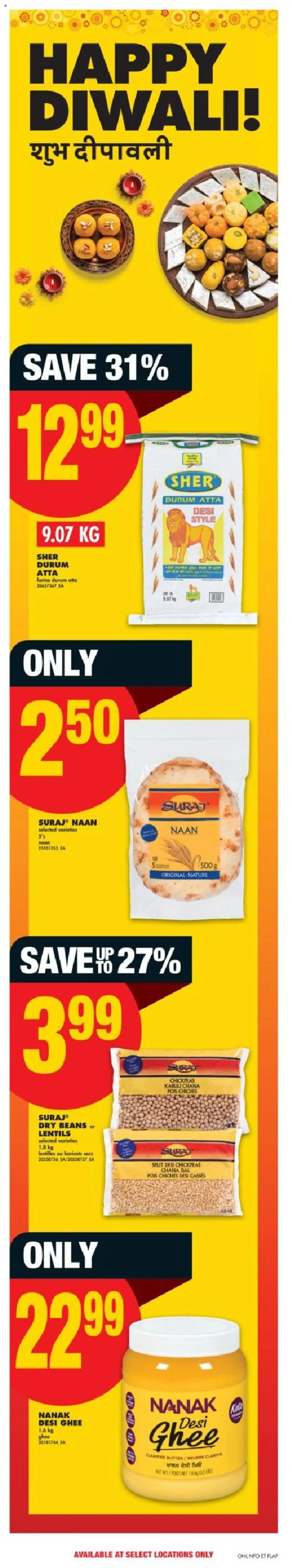 No Frills flyer valid from 11.09.2025 | Page: 14 | Products: Butter, Bread