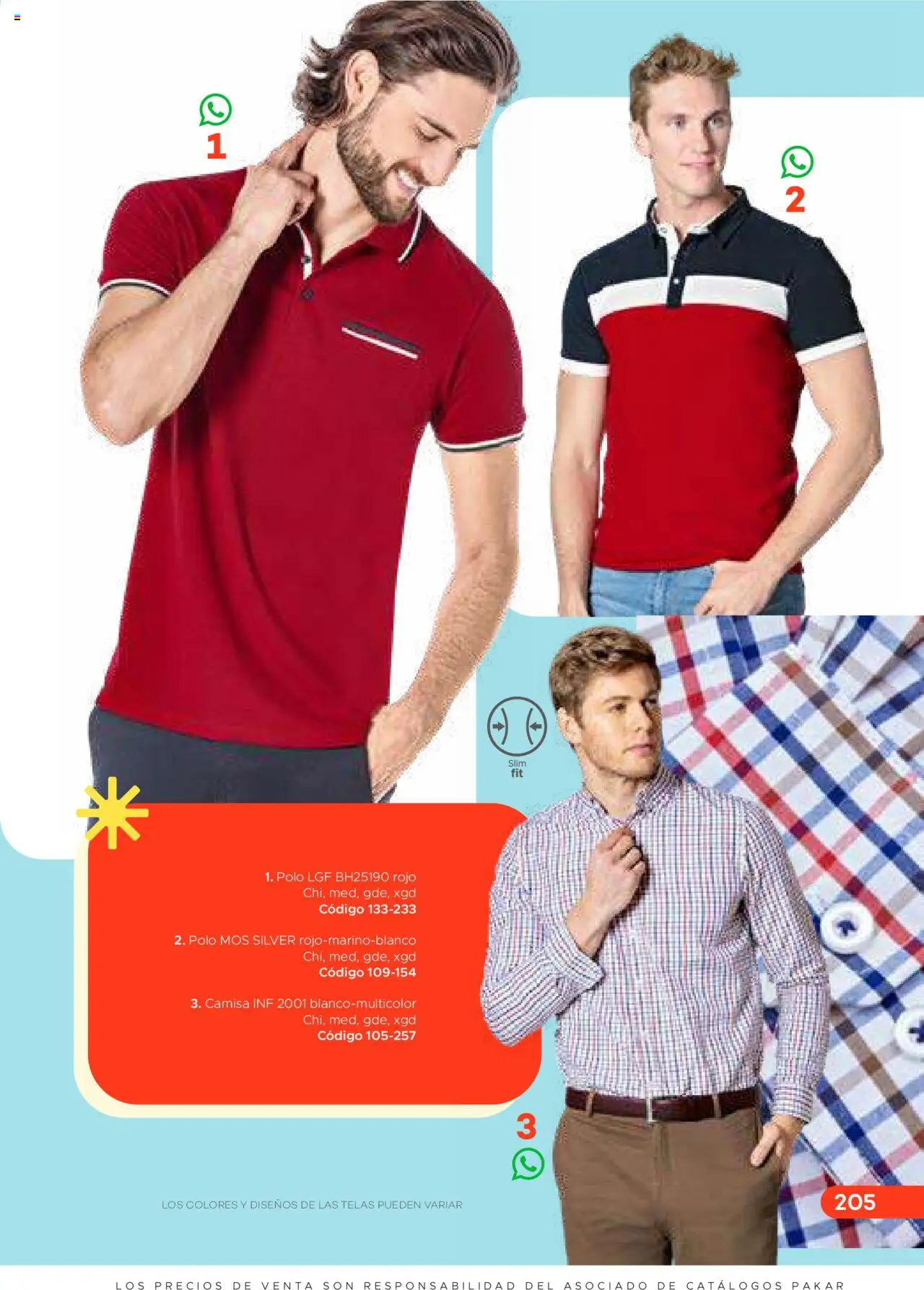 Nuevas ofertas de SC Pakar válidas en toda la República Mexicana desde el 31.01.2025. ¡Encuentra las mejores ofertas en SC Pakar catálogo Ropa! | Página: 205 | Productos: Camisa