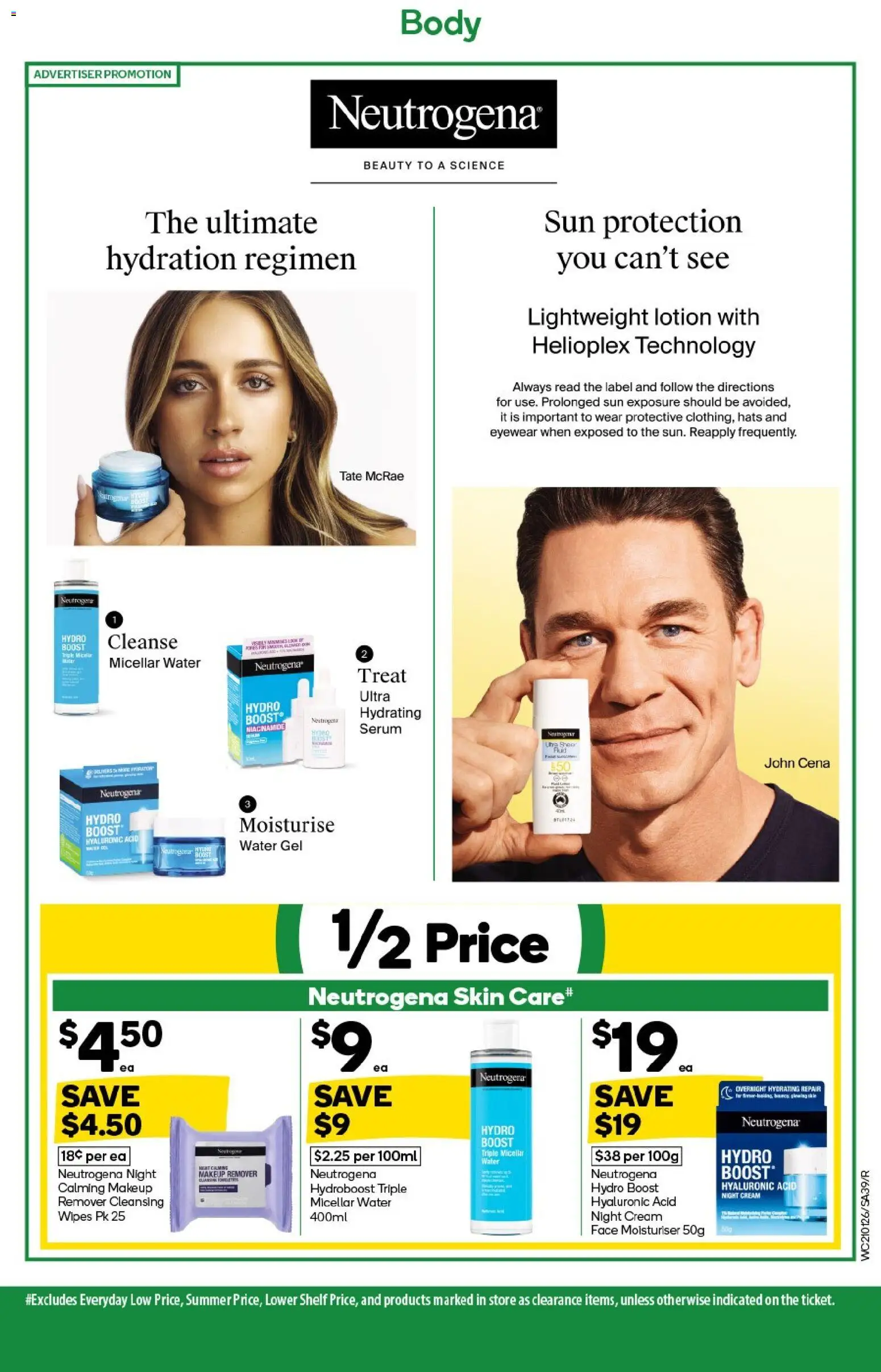 Woolworths catalogue - valid from 21.01.2026 | Page: 39 | Products: Lotion, Moisturiser, Cream, Night cream
