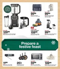 Preview of Target weekly ads valid from 02.11.2025 | Page: 30 | Products: Pan, Coffee, Food Processor, Thermometer