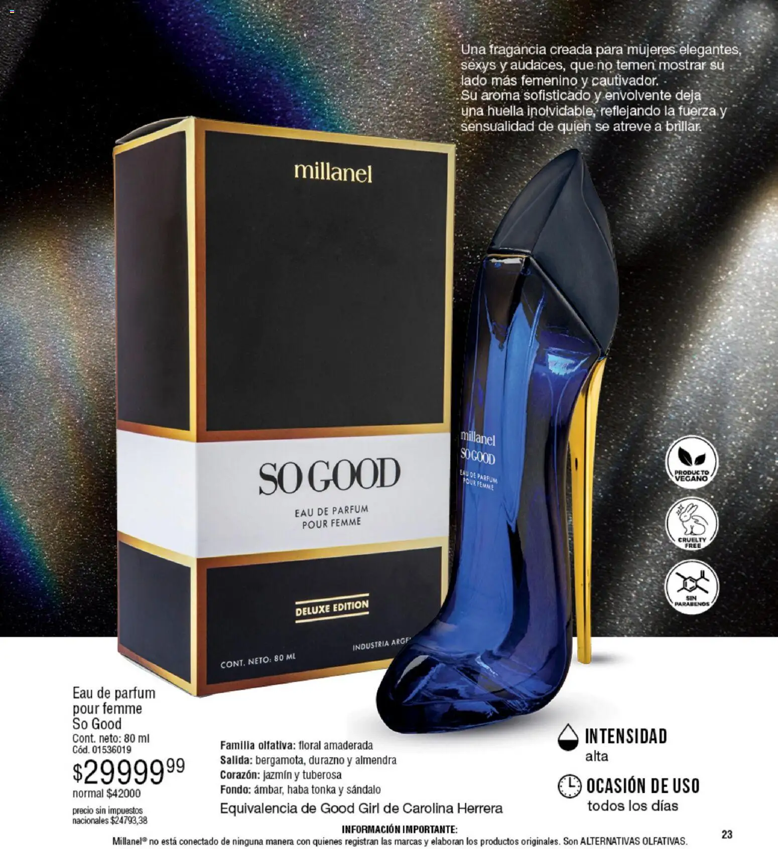 Millanel - Catálogo │ válido desde el 05.01.2026 | Página: 23 | Productos: Durazno, Fragancia, Almendra