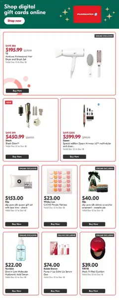 Preview of AireLuxe Professional Hair Dryer and Brush Set, Professional hair dryer and brush set. from shop Pharmaprix valid from 12.12.2025 | Page: 3