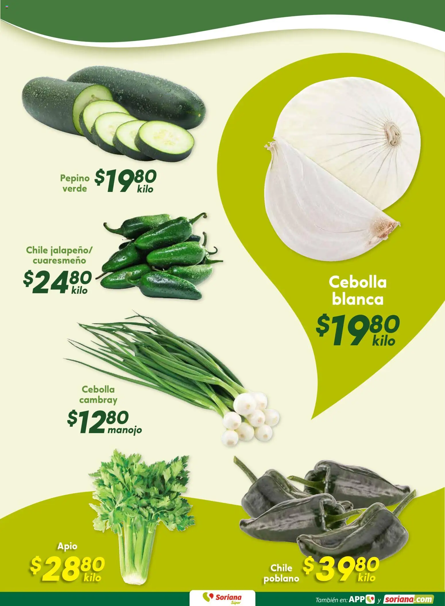 Nuevas ofertas de Soriana válidas en toda la República Mexicana desde el 19.02.2026. ¡Encuentra las mejores ofertas en Soriana - Fin de Semana Súper: Chih, Delicias, Dur y Coah (excepto Saltillo)! | Página: 10 | Productos: Cebolla, Apio