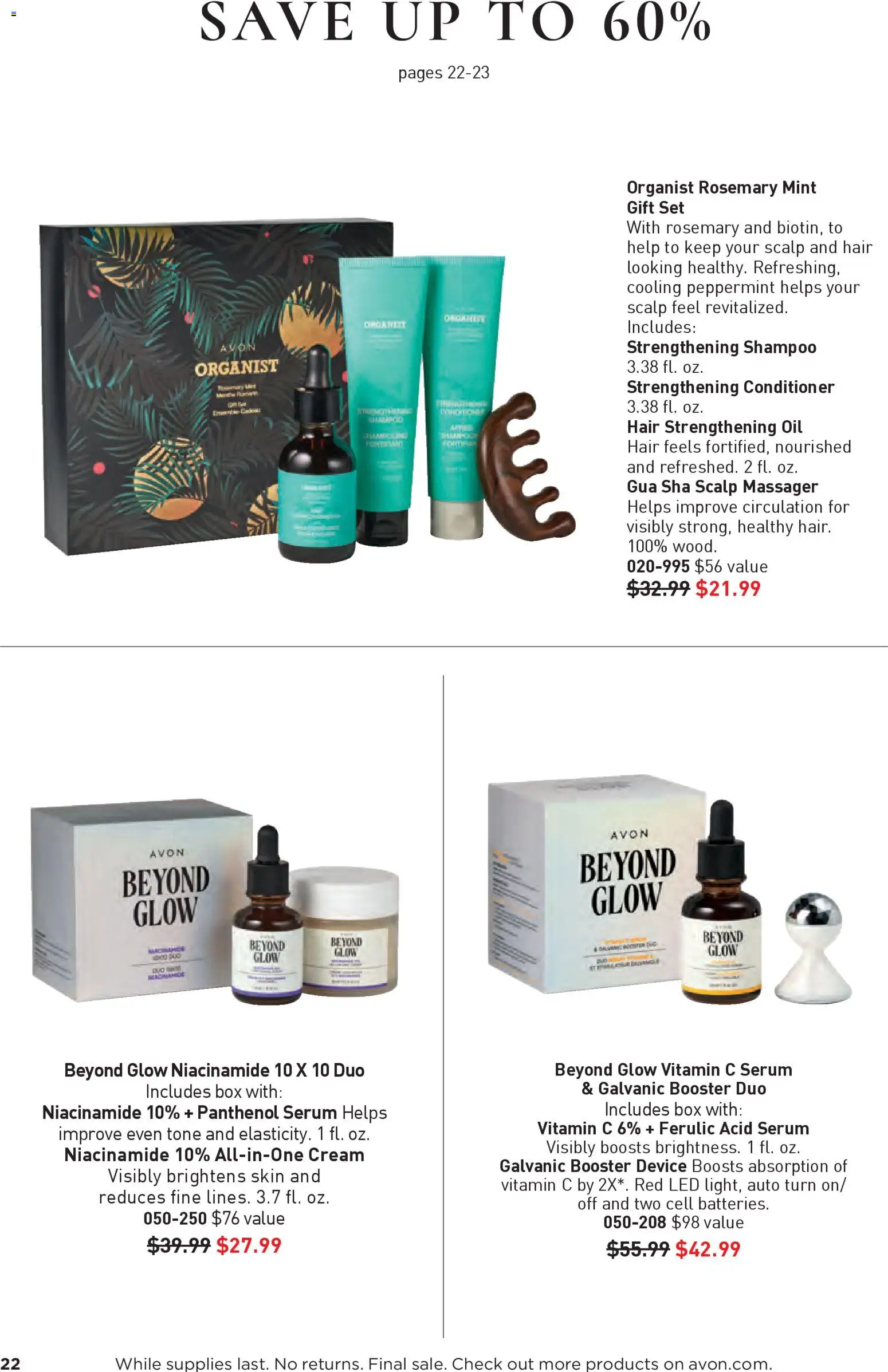 Avon Good Buys Flyer - valid from 31.12.2025 | Page: 22 | Products: Box, Shampoo, Conditioner, Cream