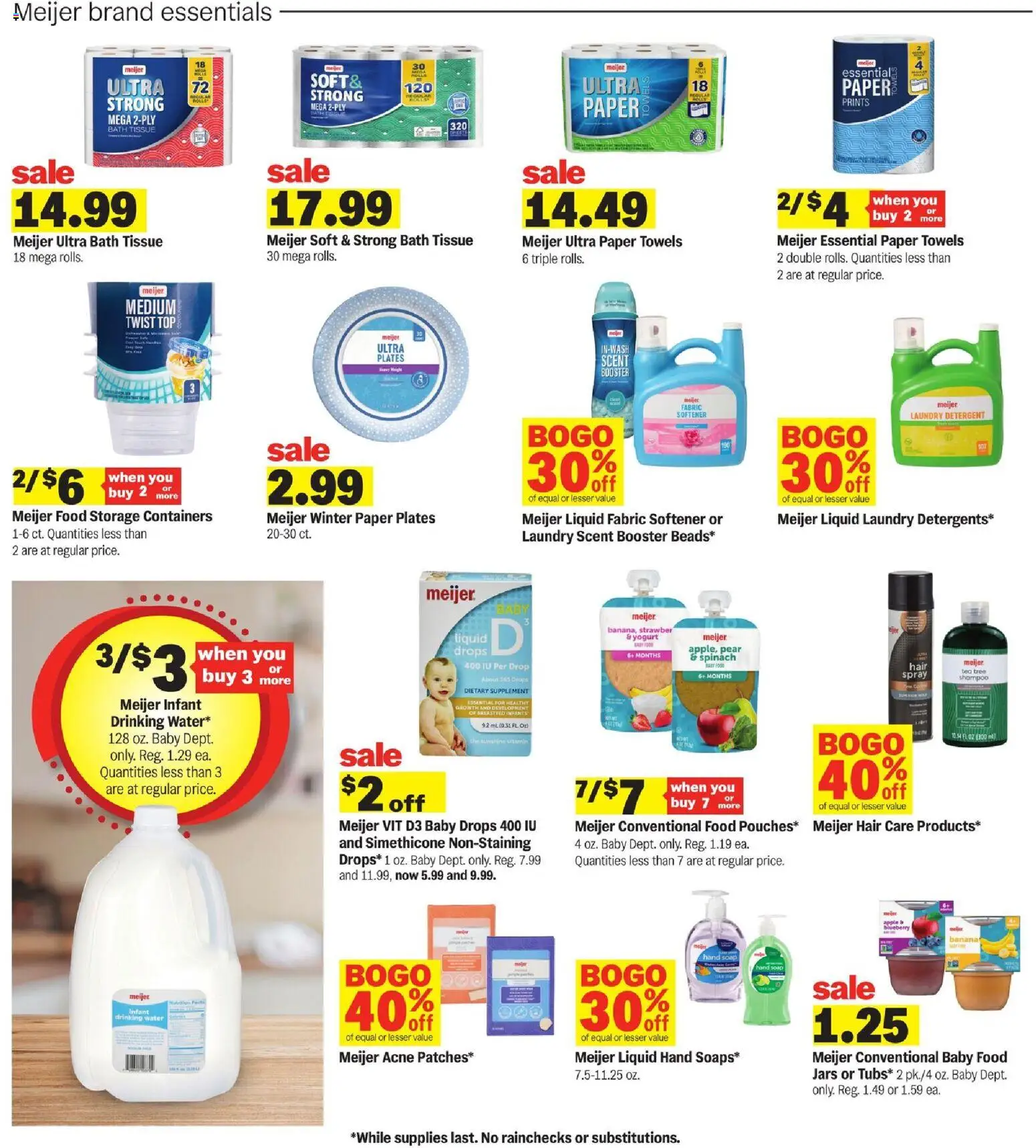 Meijer Weekly Ad - valid from 28.01.2026 | Page: 31 | Products: Shampoo, Yogurt, Soap, Detergent