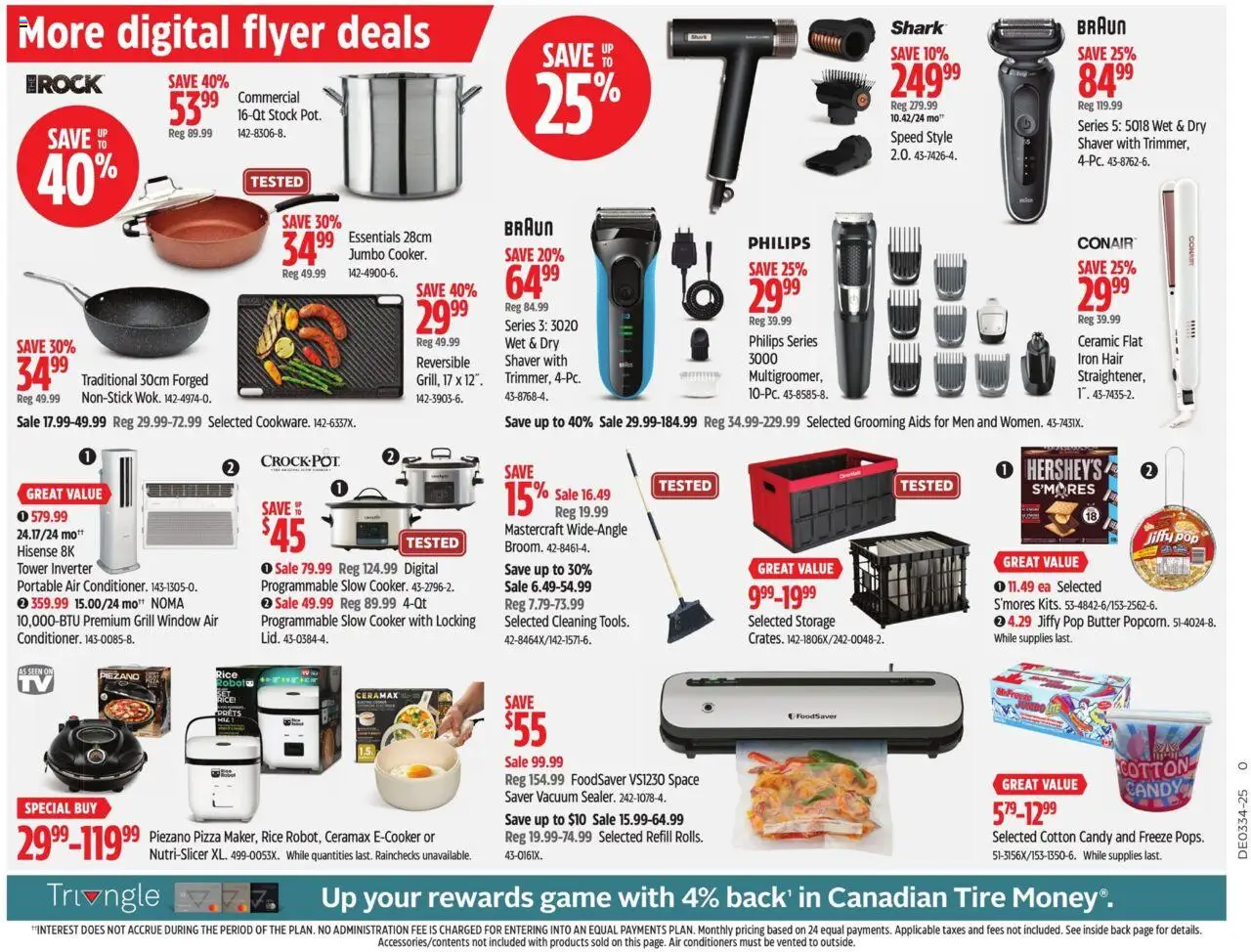 Canadian Tire flyer valid from 14.08.2025 | Page: 9 | Products: Rice, Game, Iron, Shaver