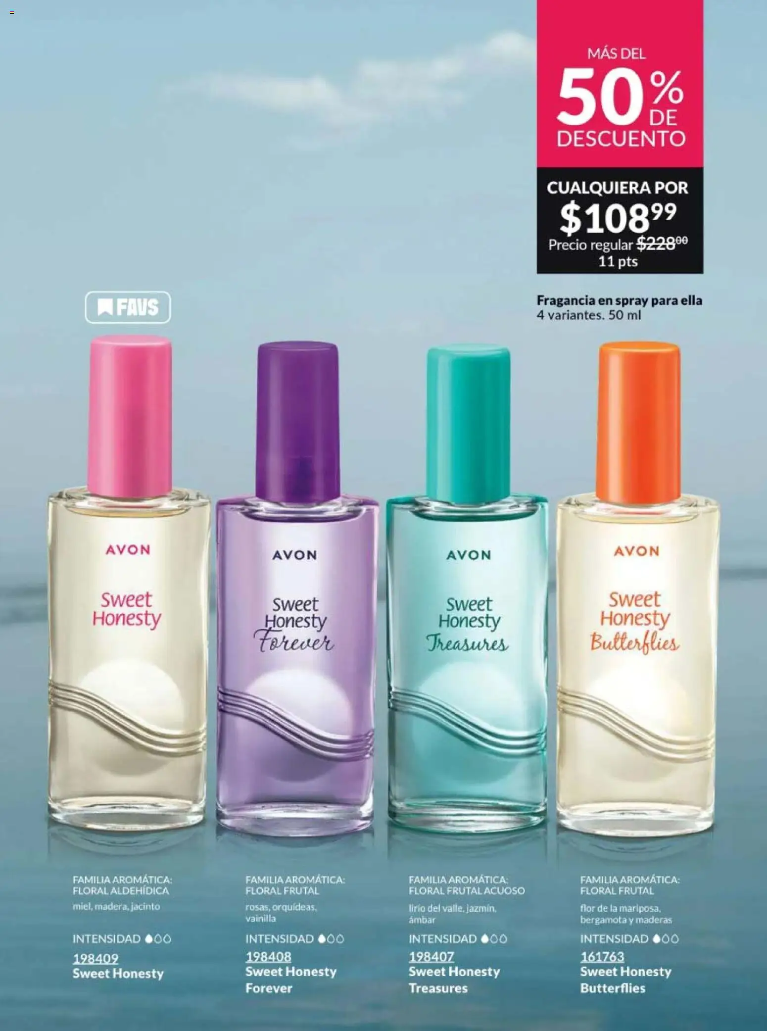 Nuevas ofertas de AVON válidas en toda la República Mexicana desde el 13.03.2026. ¡Encuentra las mejores ofertas en AVON campaña 5 2026! | Página: 111 | Productos: Fragancia
