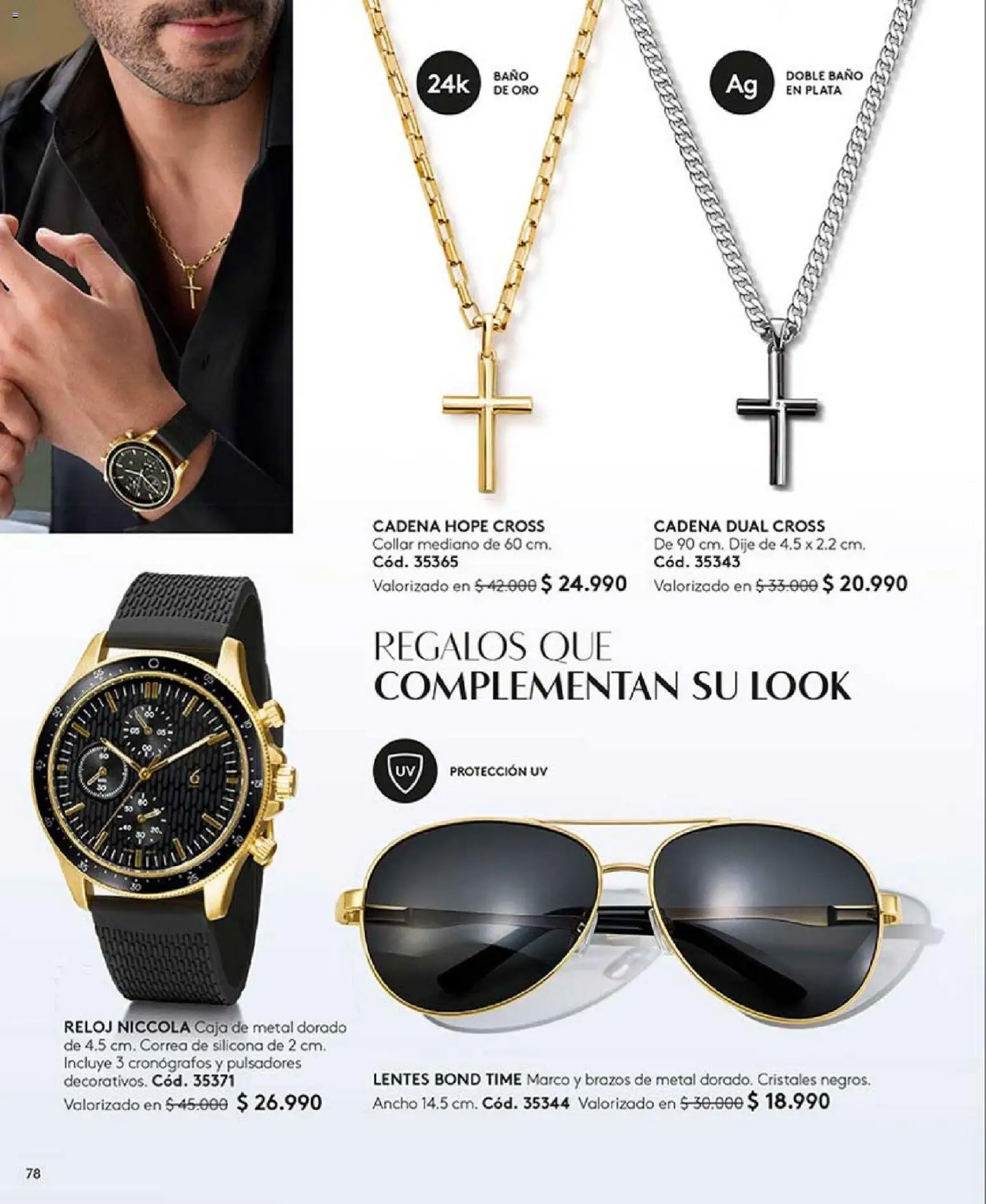 Catálogo Ésika Campaña 3 │ válido desde el 01.02.2026 | Página: 82 | Productos: Baño, Collar, Dije, Cadena