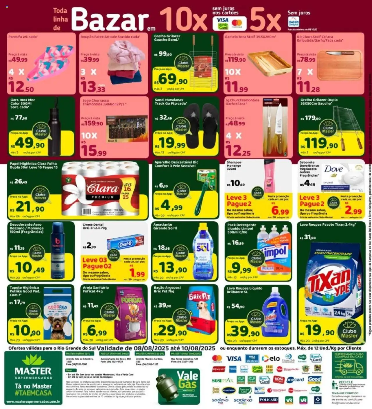 Master Folheto - válido de 08.08.2025 | Página: 4 | Produtos: Shampoo, Fragrância, Roupão, Dove