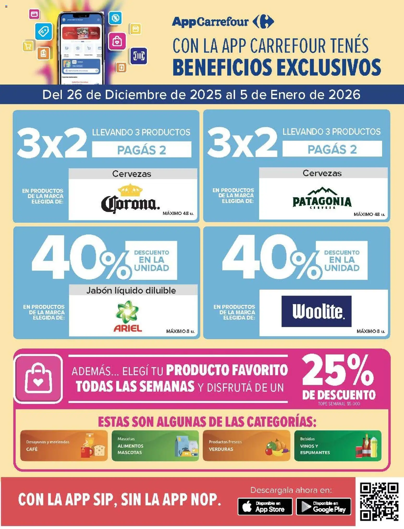 Carrefour Market catálogo │ válido desde el 26.12.2025 | Página: 2 | Productos: Jabón líquido, Jabón, Café