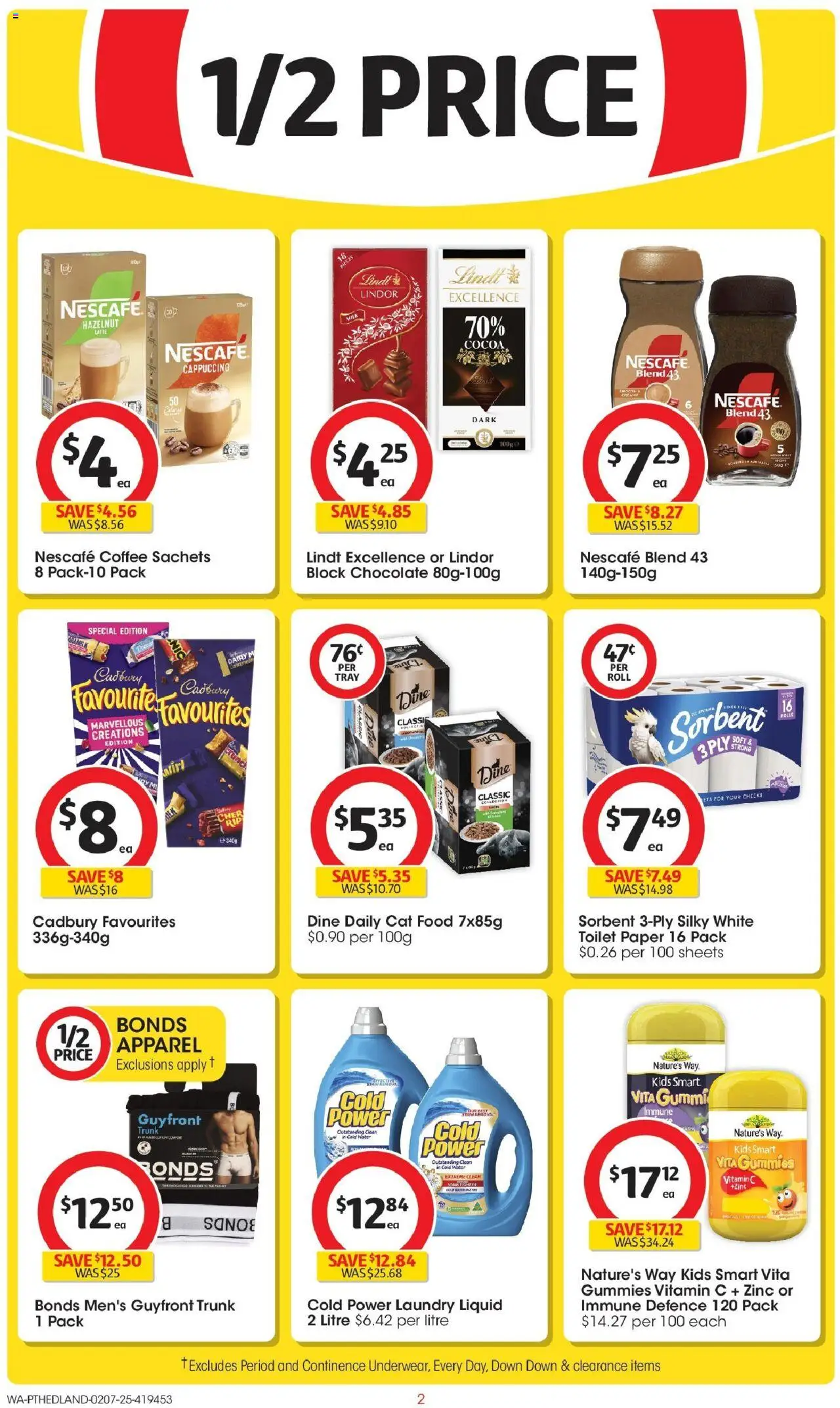 Coles catalogue - valid from 02.07.2025 | Page: 2 | Products: Cocoa, Dairy, Water, Zinc