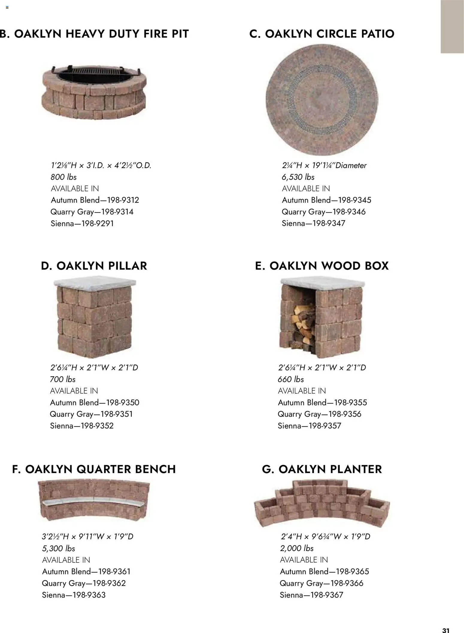 Menards Outdoor Catalog - valid from 02.04.2026 | Page: 31 | Products: Box