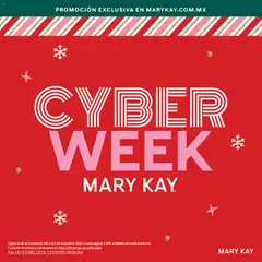Vista previa de Mary Kay Cyber Week, nuevo folleto de la tienda, válido en México a partir del 01.12.2025