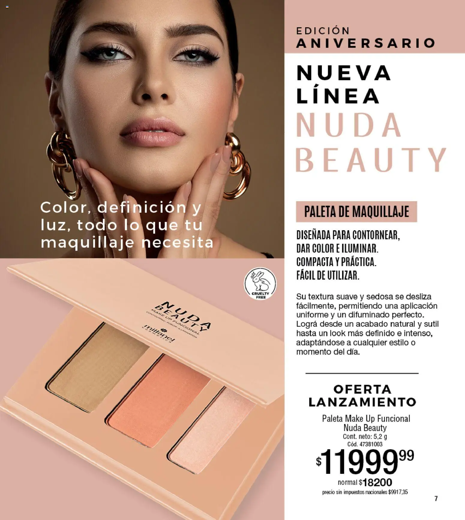 Millanel - Catálogo │ válido desde el 30.03.2026 | Página: 7 | Productos: Maquillaje, Paleta