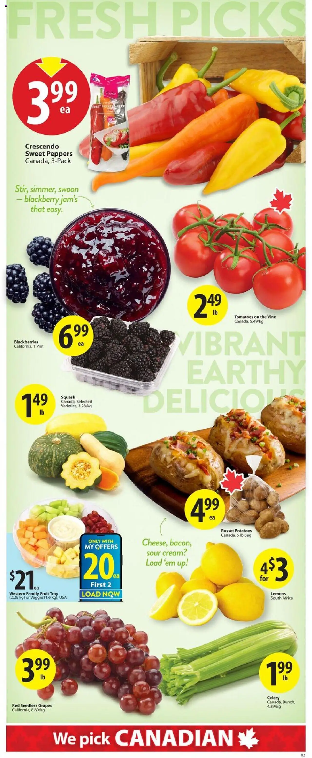 Save on foods flyer valid from 11.09.2025 | Page: 5 | Products: Sour cream, Cream, Potatoes, Bag