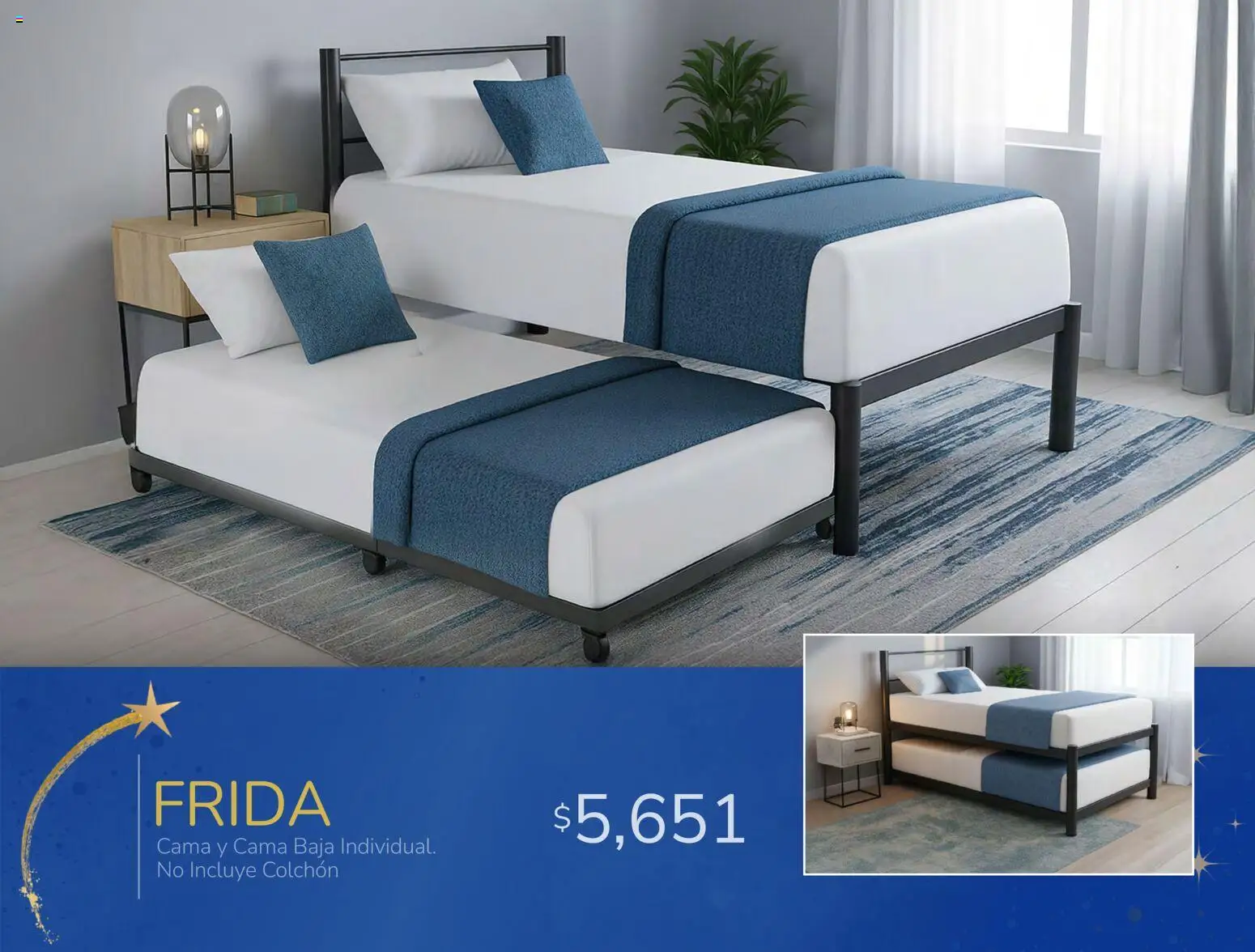 Nuevas ofertas de Muebles Dico válidas en toda la República Mexicana desde el 06.01.2026. ¡Encuentra las mejores ofertas en Muebles Dico catálogo Magia de Reyes! | Página: 11 | Productos: Cama, Colchón