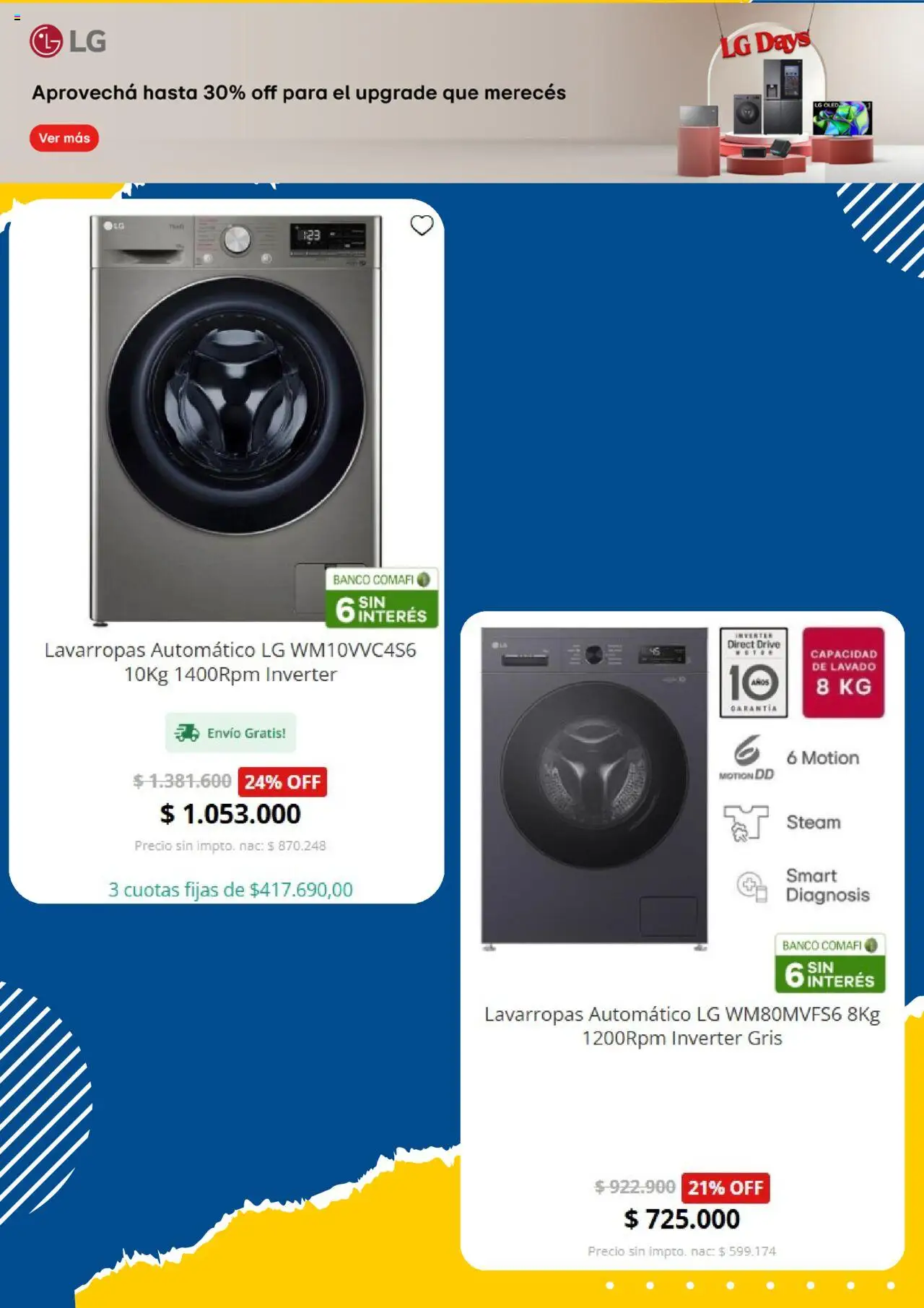 Casa del Audio catálogo │ válido desde el 13.10.2025 | Página: 2 | Productos: Banco, Lavarropas