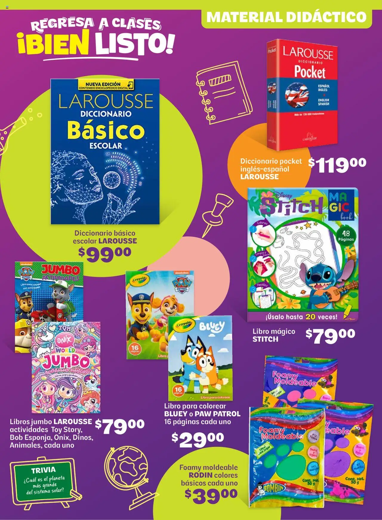 Nuevas ofertas de Soriana válidas en toda la República Mexicana desde el 14.08.2025. ¡Encuentra las mejores ofertas en Soriana - Regresa a clases bien listo Súper Nacional! | Página: 9