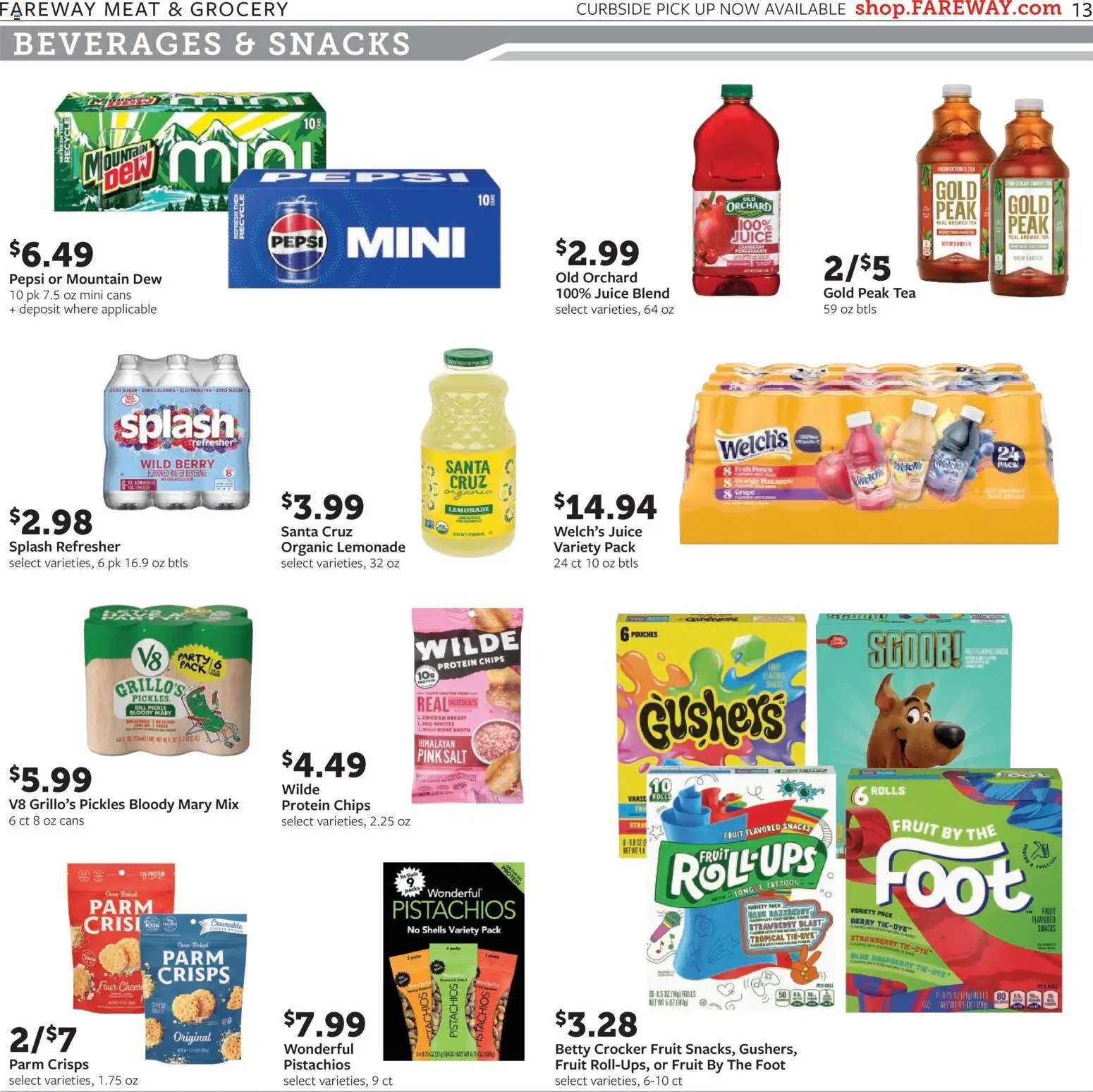 Fareway Weekly Ad - valid from 20.04.2026 | Page: 13 | Products: Juice, Chips, Sugar, Oven