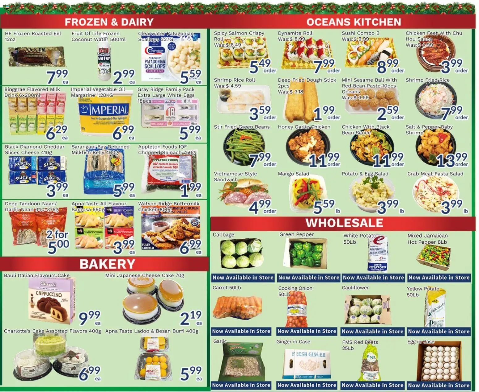 Oceans flyer valid from 05.12.2025 | Page: 4 | Products: Rice, Potatoes, Bakery, Milk