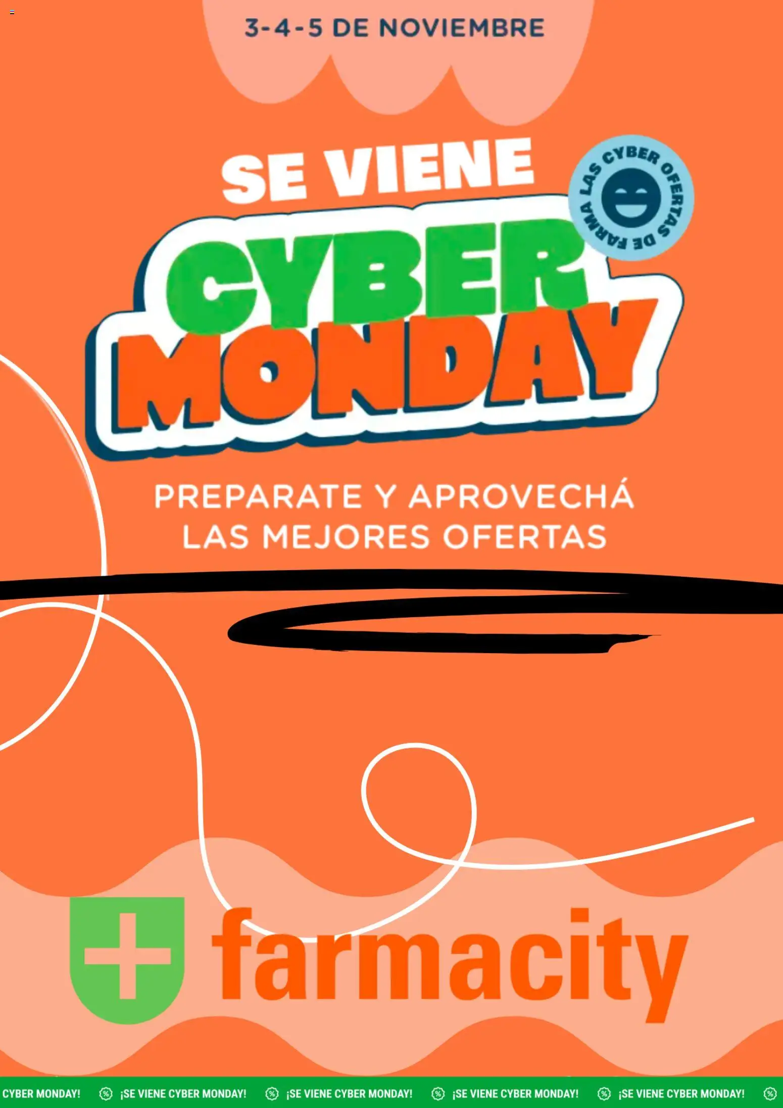 Farmacity - Cyber Monday aviso │ válido desde el 31.10.2025 | Página: 1