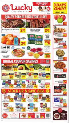 Preview of Lucky Supermarkets weekly ads valid from 15.04.2026