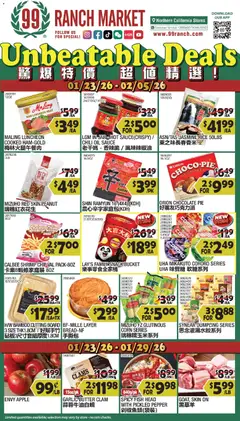 Preview of 99 Ranch Market weekly ads valid from 23.01.2026