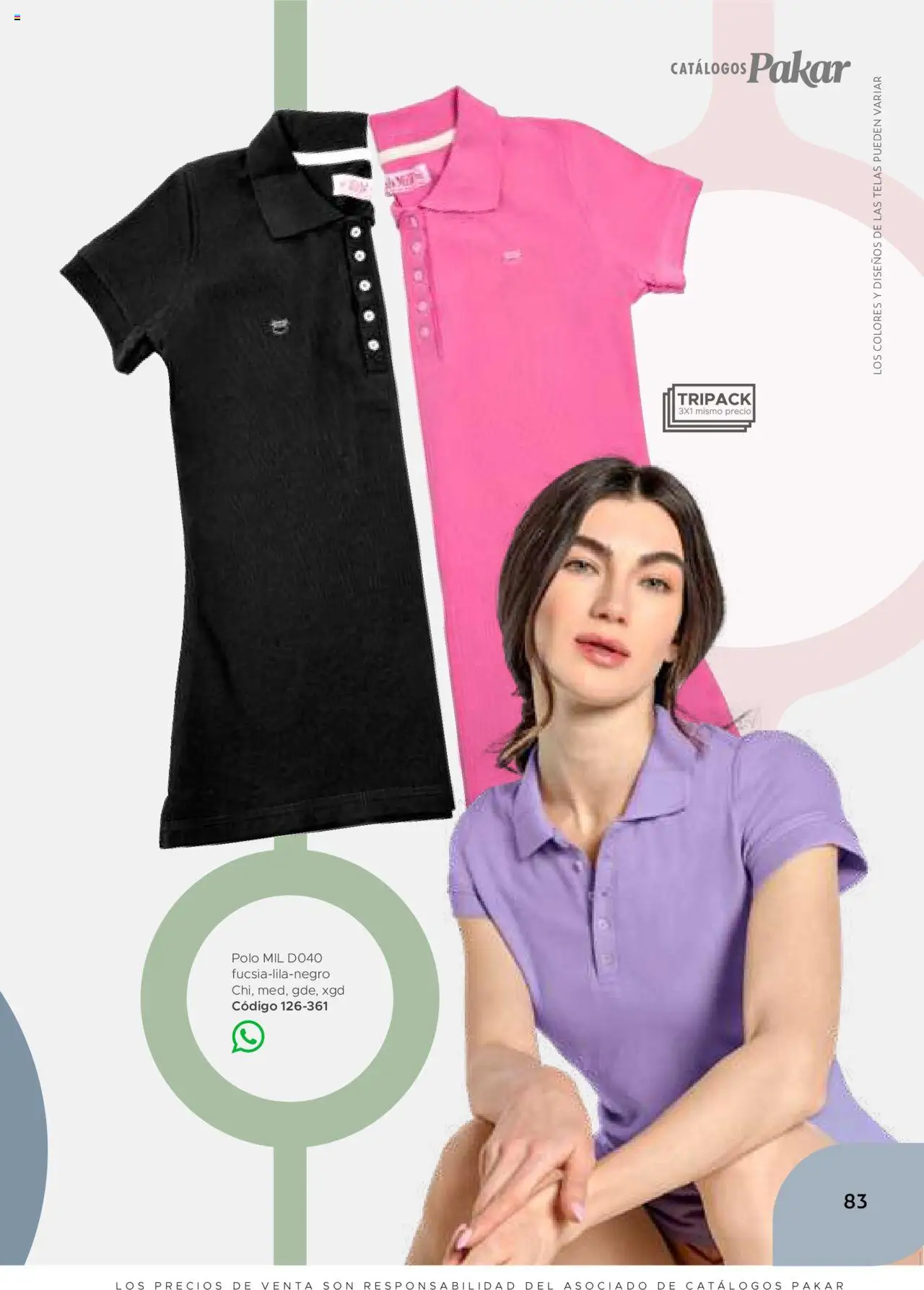 Nuevas ofertas de SC Pakar válidas en toda la República Mexicana desde el 24.07.2025. ¡Encuentra las mejores ofertas en SC Pakar Catálogo Ropa y Accesorios! | Página: 83