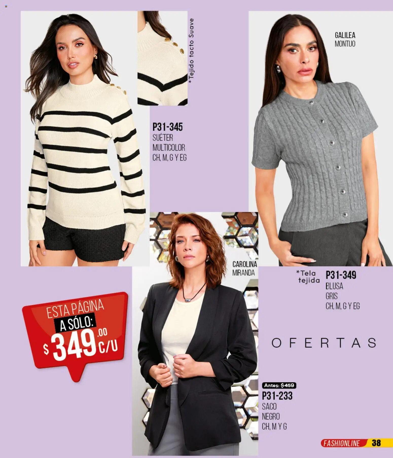 Nuevas ofertas de Cklass válidas en toda la República Mexicana desde el 12.01.2026. ¡Encuentra las mejores ofertas en Cklass catálogo Mega Ofertas Calzado! | Página: 348 | Productos: Blusa, Suéter
