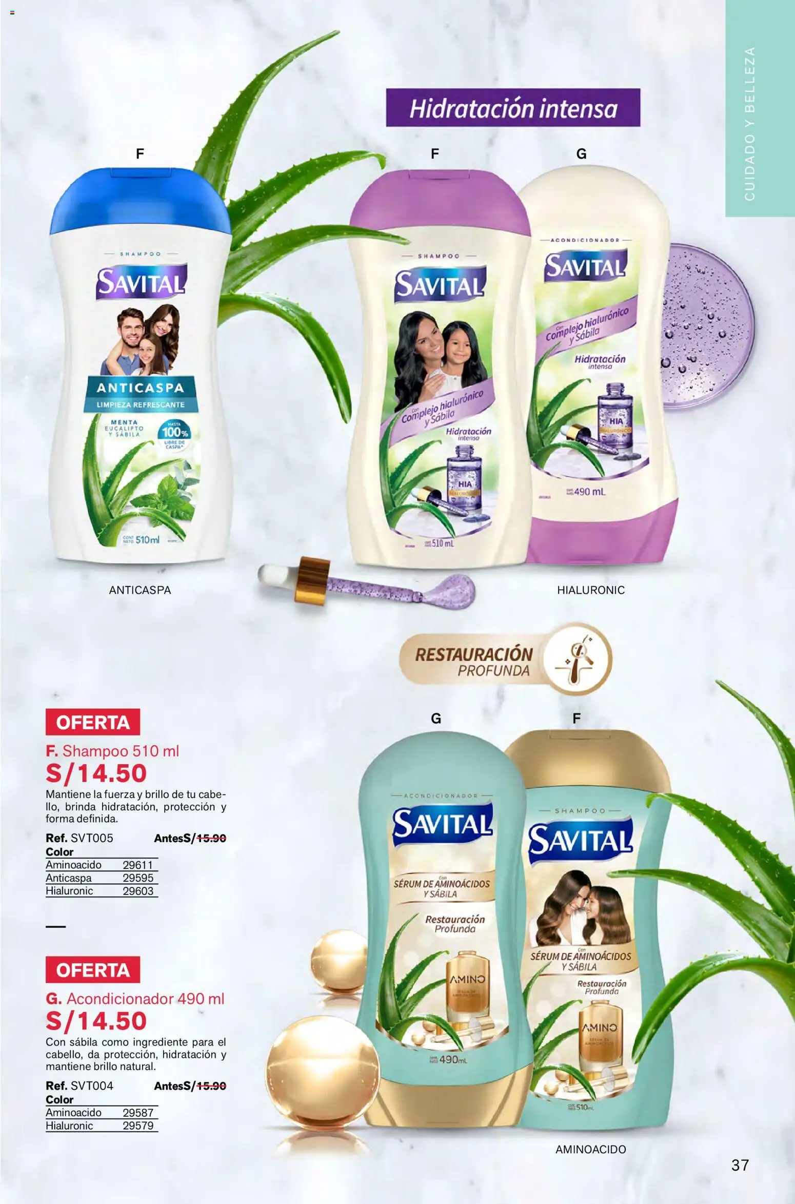 Catálogo Leonisa válido desde 23.10.2025 | Página: 37 | Productos: Shampoo, Acondicionador