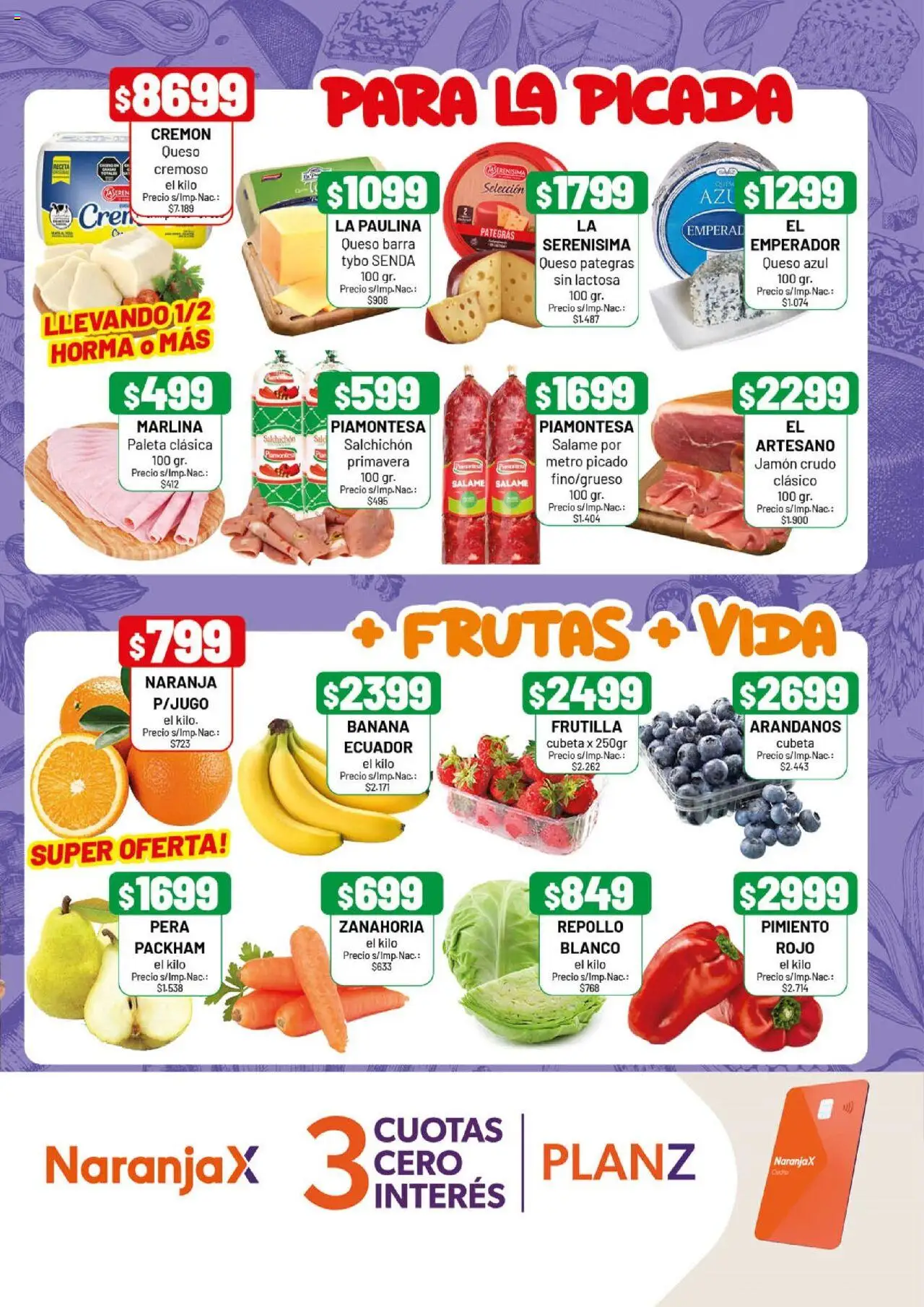 Almacor catálogo │ válido desde el 14.08.2025 | Página: 3 | Productos: Frutilla, Paleta, Queso, Jamón