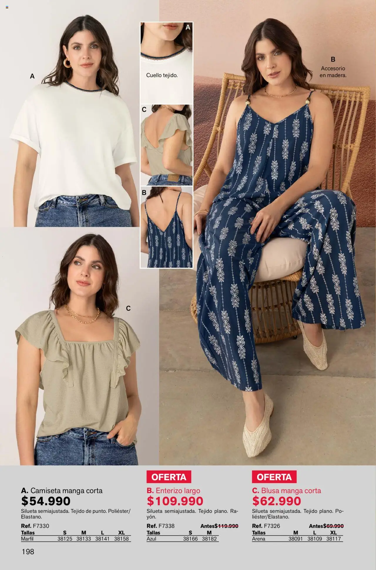 Leonisa revista - valida desde el 04.08.2025 | Página: 198 | Productos: Camiseta, Cuello, Blusa, Enterizo