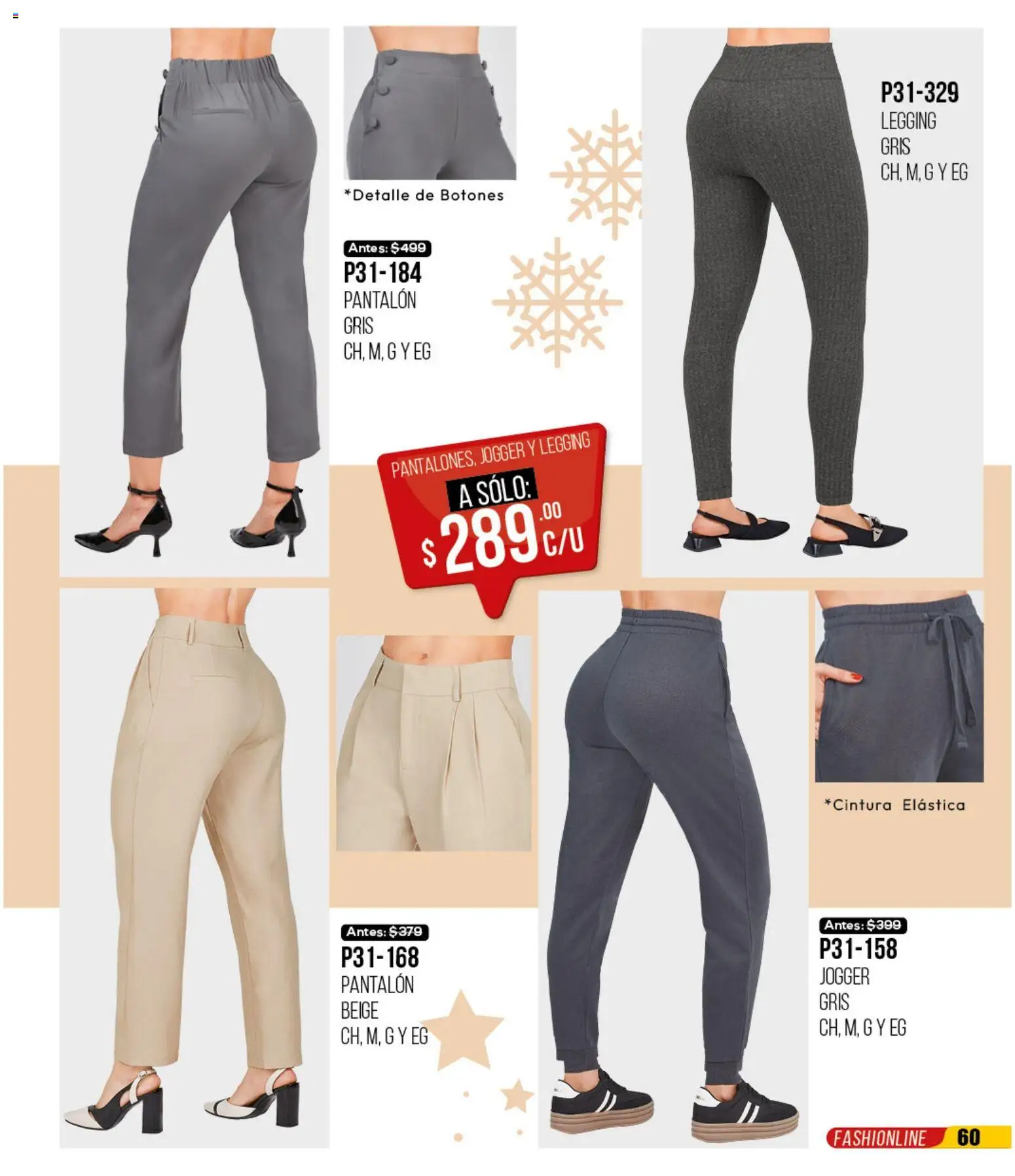 Nuevas ofertas de Cklass válidas en toda la República Mexicana desde el 30.11.2025. ¡Encuentra las mejores ofertas en Cklass catálogo Rebajas Navideñas Ropa! | Página: 61