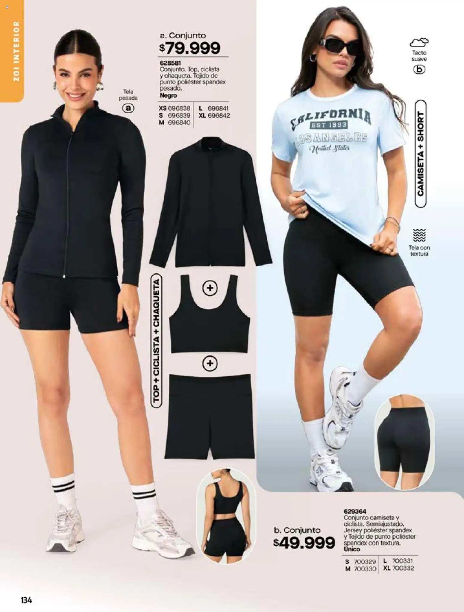 Pacifika revista - valida desde el 24.04.2026 | Página: 134 | Productos: Short, Camiseta, Top, Conjunto