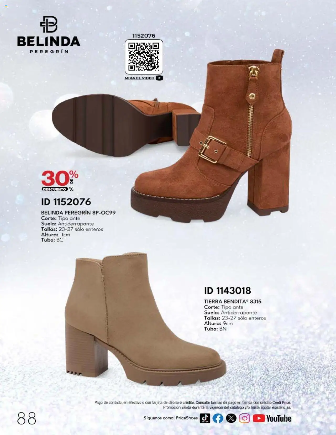 Nuevas ofertas de Price Shoes válidas en toda la República Mexicana desde el 28.04.2025. ¡Encuentra las mejores ofertas en Price Shoes catálogo Calzado PV 2025! | Página: 88 | Productos: Video