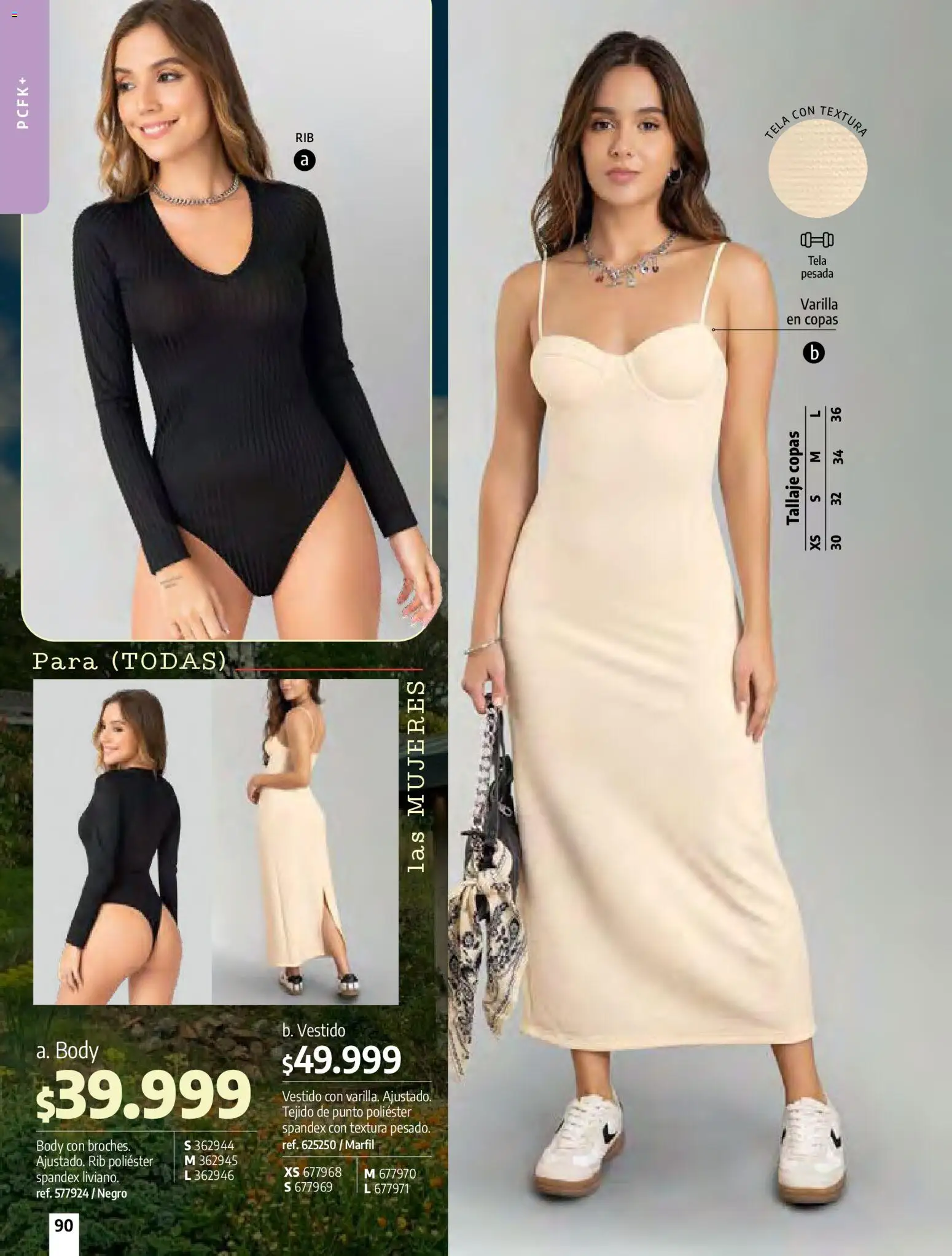 Pacifika revista - valida desde el 01.04.2026 | Página: 90 | Productos: Body, Vestido