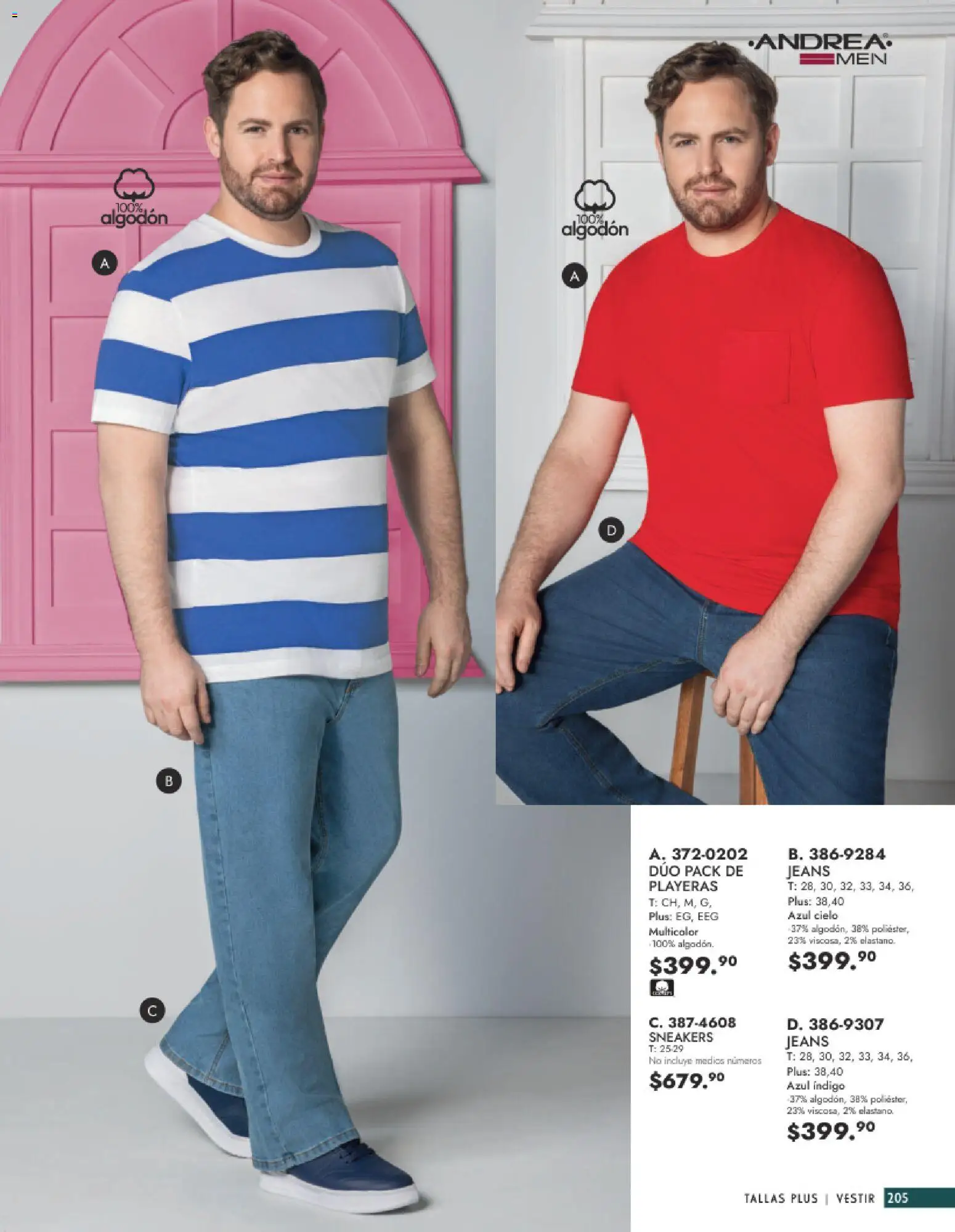 Nuevas ofertas de Andrea válidas en toda la República Mexicana desde el 25.01.2026. ¡Encuentra las mejores ofertas en Andrea catálogo Vestir Caballero ! | Página: 47