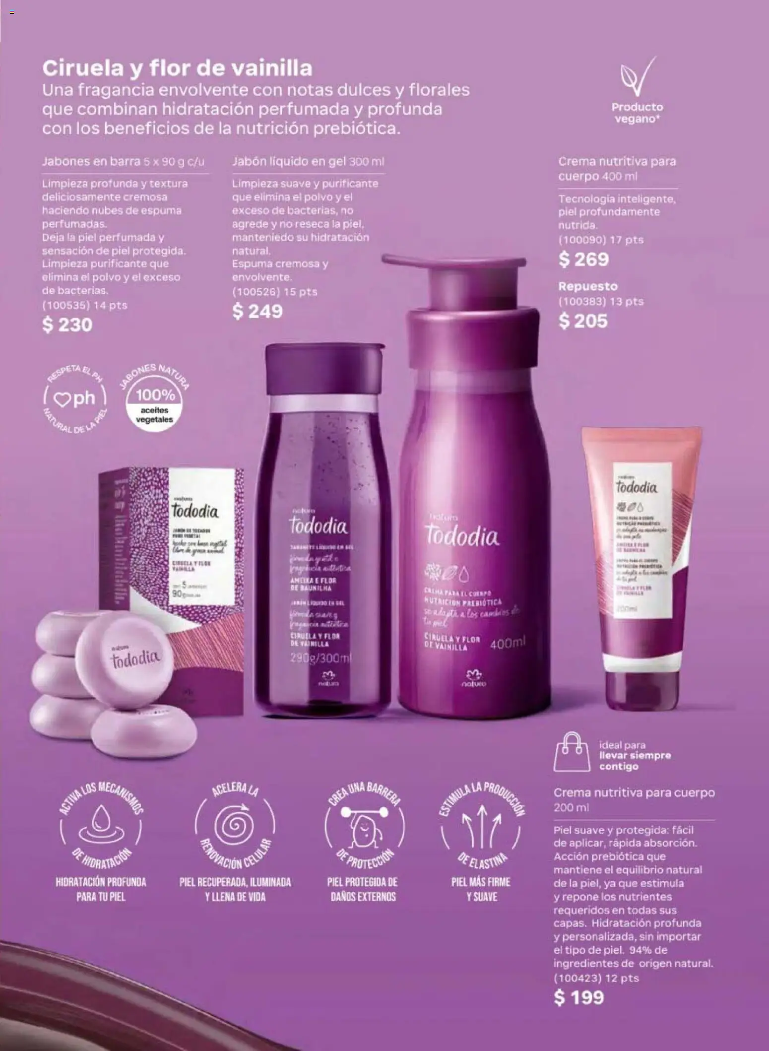 Nuevas ofertas de Natura válidas en toda la República Mexicana desde el 24.04.2026. ¡Encuentra las mejores ofertas en Natura campaña 7 2026! | Página: 105 | Productos: Jabón líquido, Espuma, Fragancia, Polvo