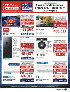 Vista previa Carrefour ofertas válido desde el 26.11.2025 | Página: 31 | Productos: Aire acondicionado, Lavarropas, Heladera