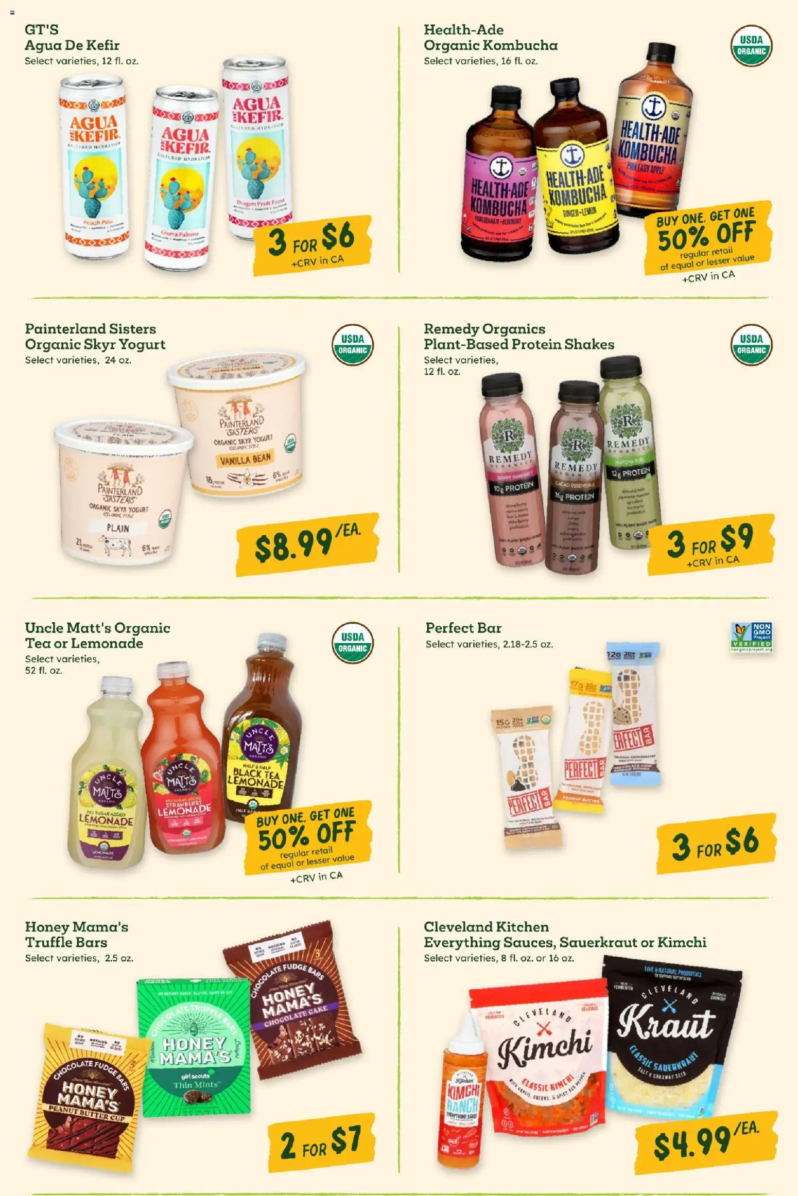 Sprouts Monthly Ad - valid from 29.04.2026 | Page: 26 | Products: Tea, Sauce, Sugar, Lemon