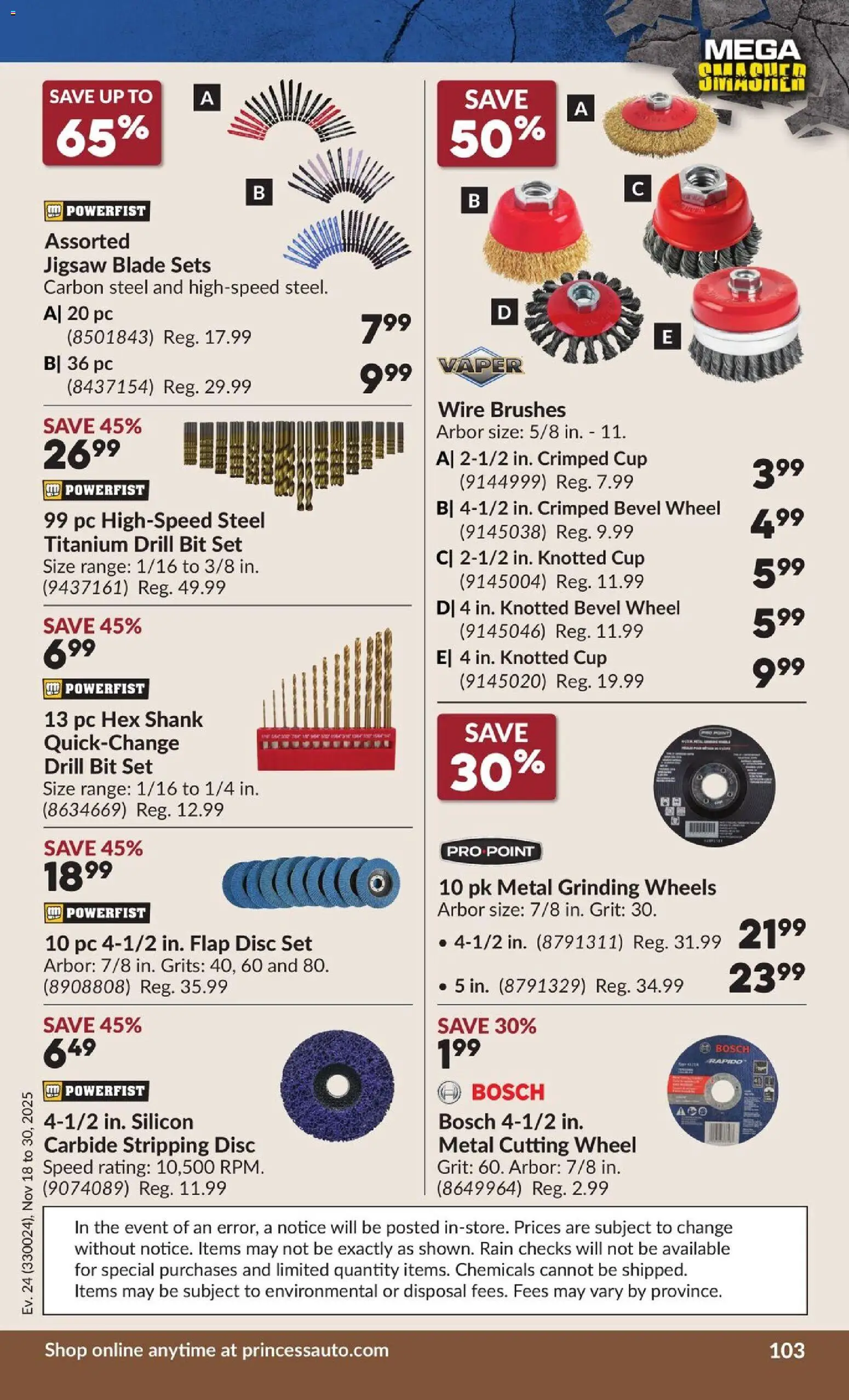 Princess Auto flyer valid from 18.11.2025 | Page: 116 | Products: PC